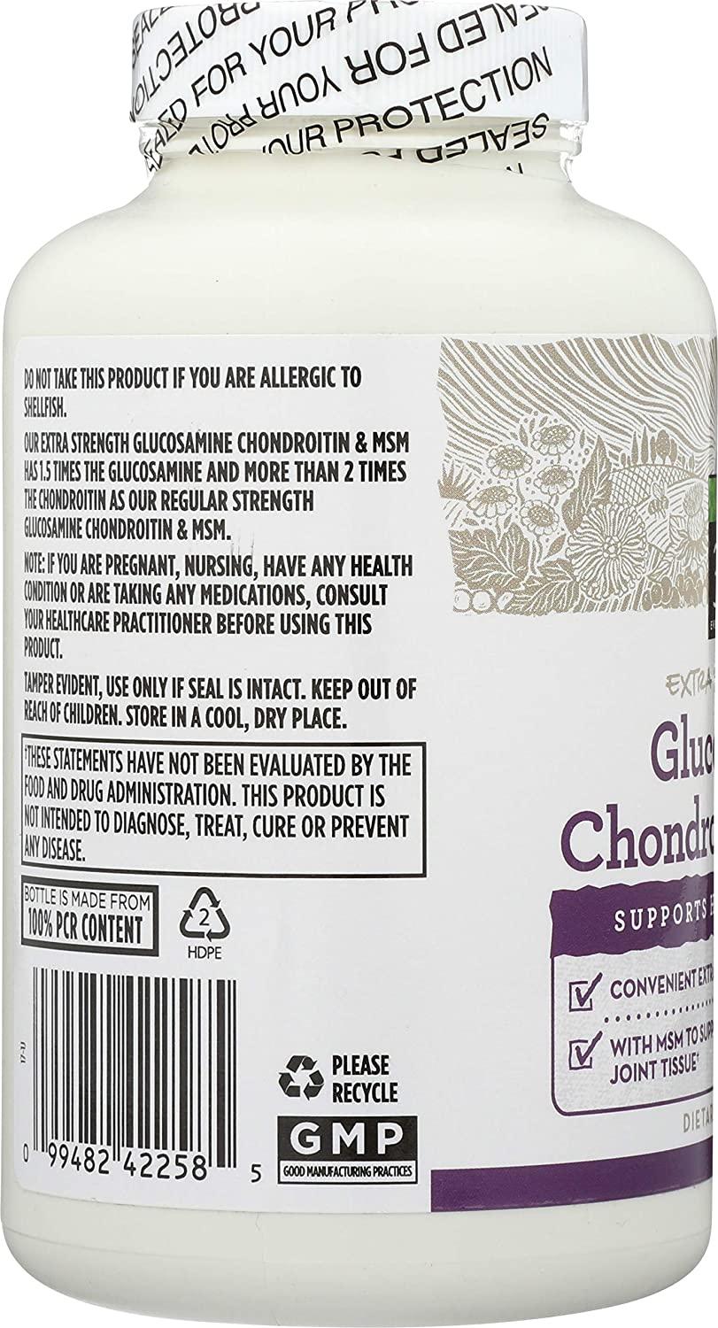 Whole Foods Market 365 Glucosamine Chondroitin X Strength MSM 120 Tablets