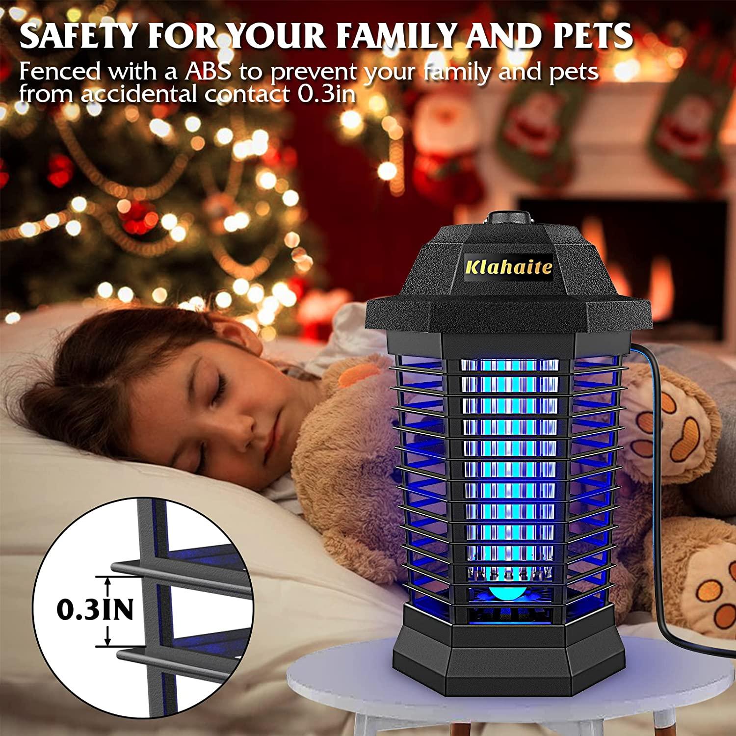 Klahaite Bug Zapper, Mosquito Zapper Outdoor, Electric Mosquito Killer