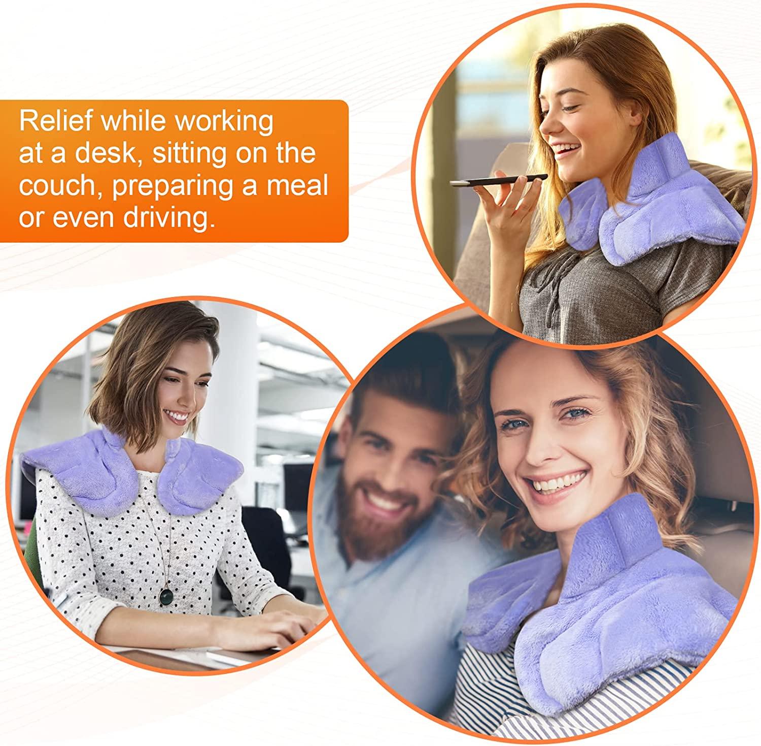 REVIX Microwave Heating Pad for Neck Shoulders and Back Pain Relief