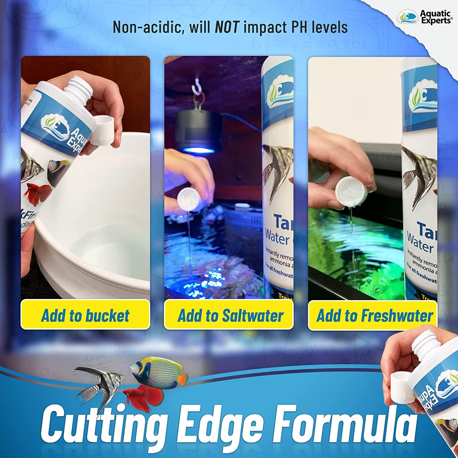 TankFirst Complete Aquarium Water Conditioner Fish Water Conditioner Instantly Removes