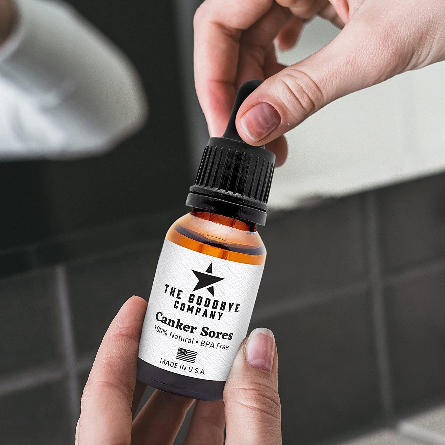 Goodbye Canker Sores Effective Essential Oil Serum for Mouth Ulcer Relief