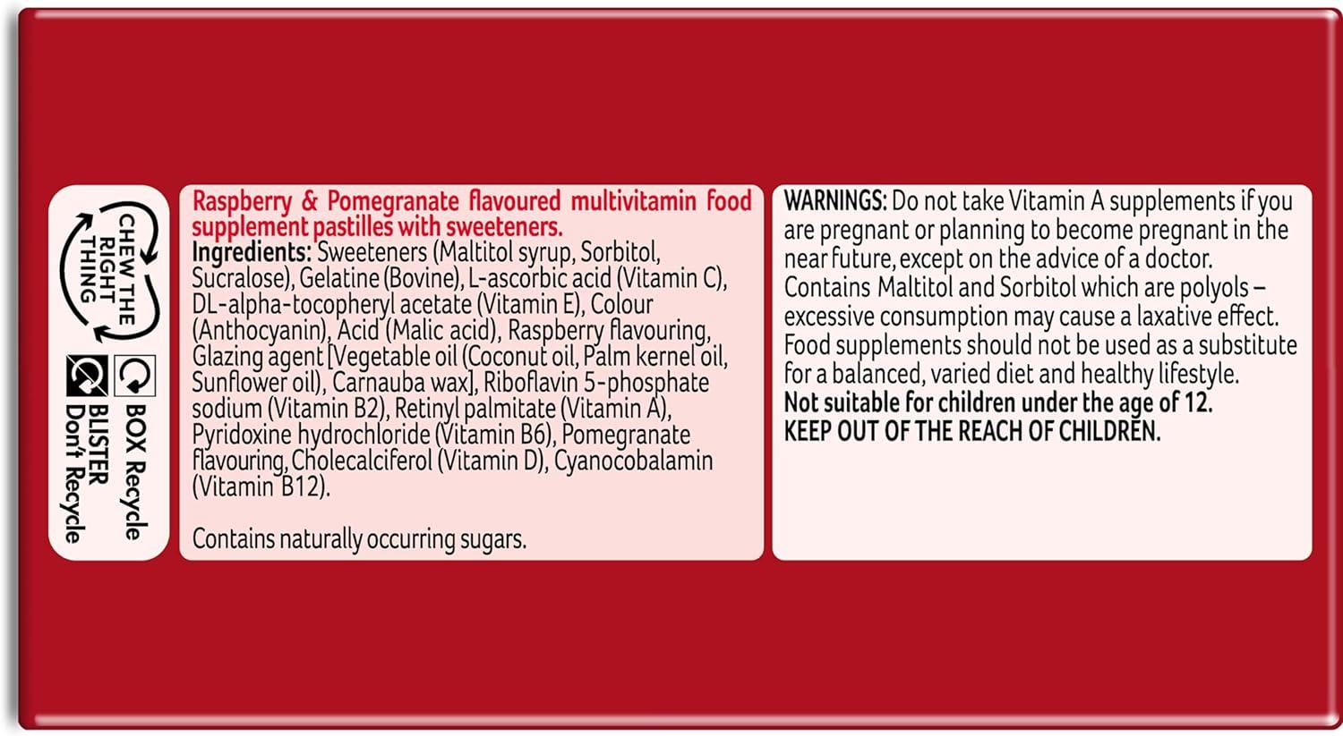 Bassetts Vitamins Adults Multivitamins 60 Pastilles