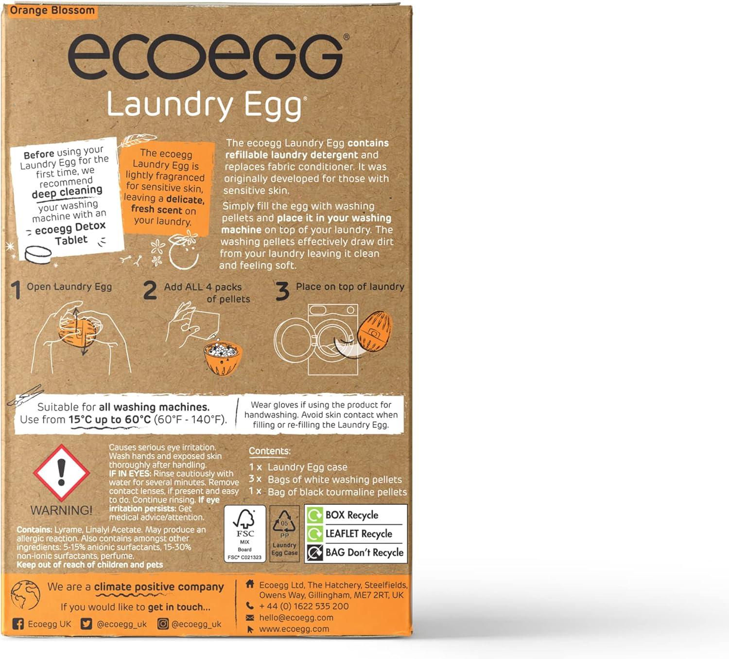 Ecoegg Laundry Egg Detergent & Fabric Conditioner Replacement Non