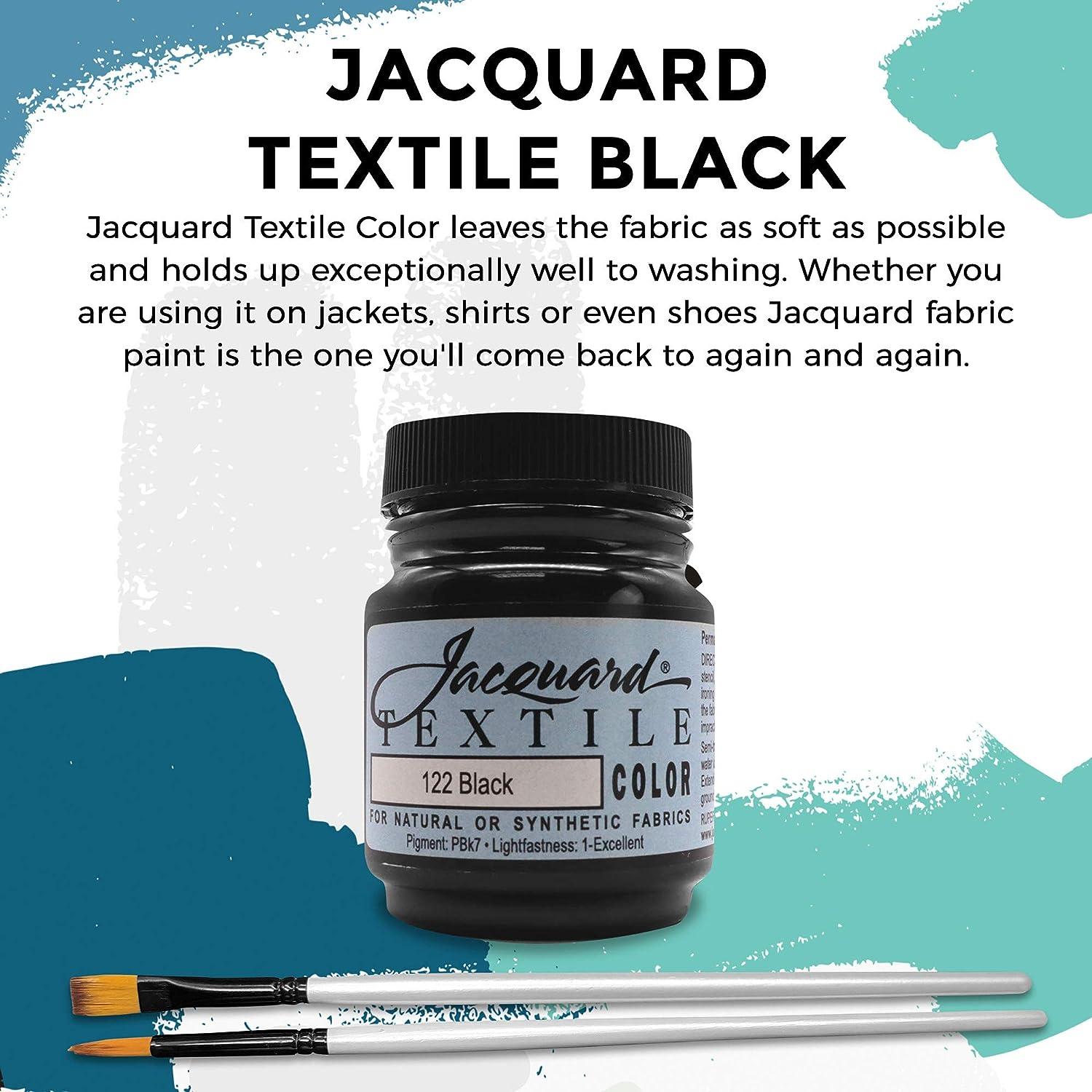 Moshify Jacquard Products Black Textile Color - Fabric Paint Made