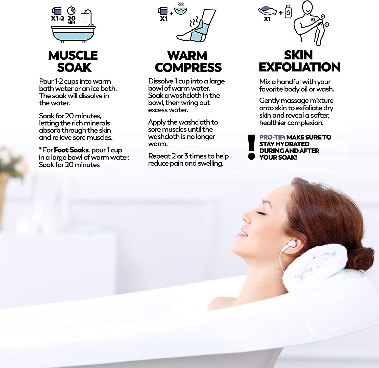 Coach Soak Muscle Recovery Bath Soak Natural Magnesium Muscle Relief