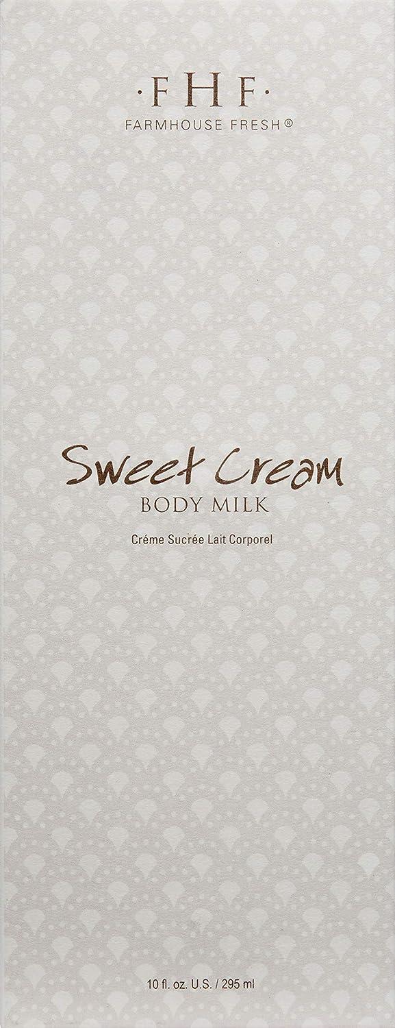 FarmHouse Fresh Sweet Cream Body Milk 10 Fl Oz Nourishing Body Lotion