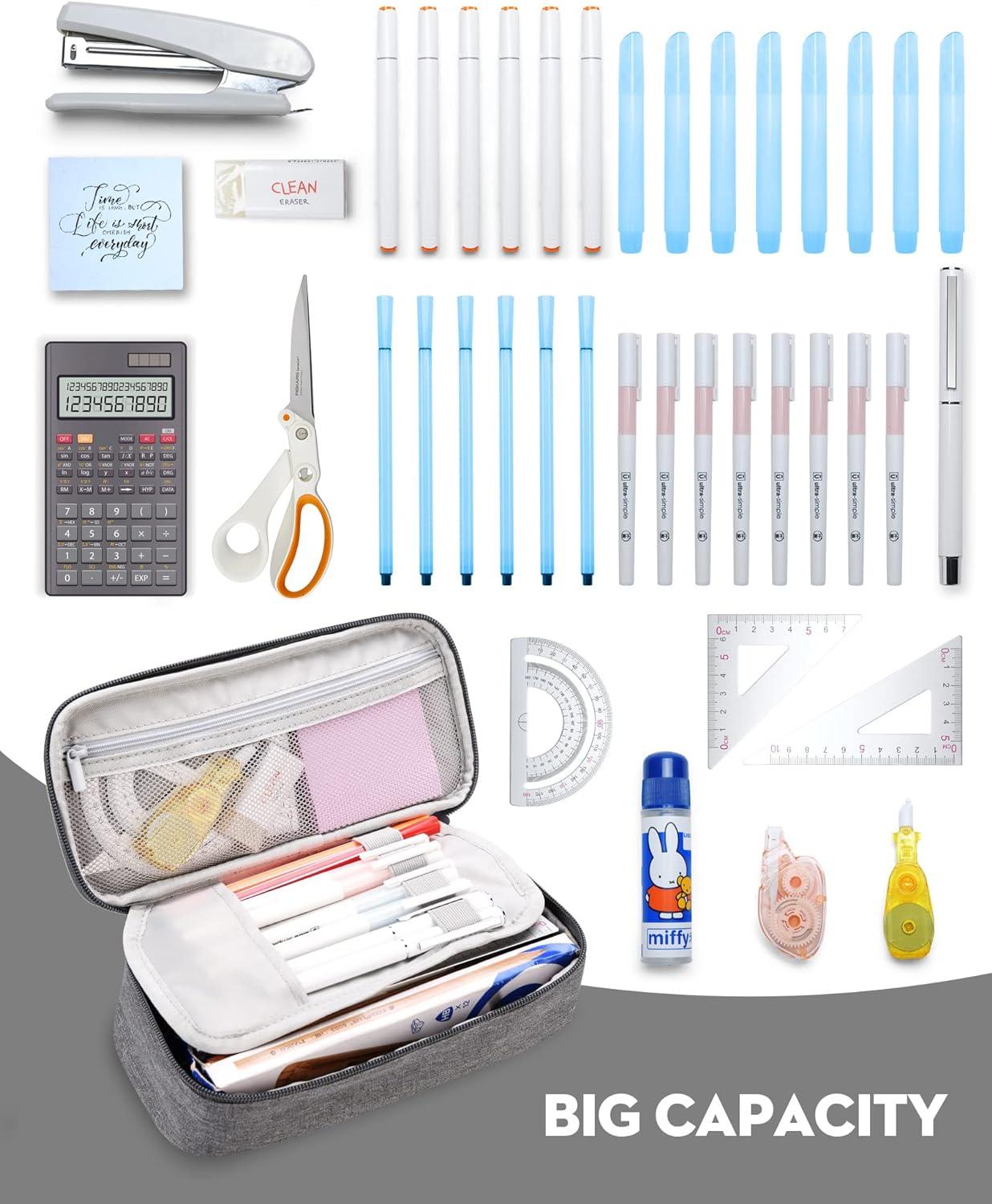 Student Large Capacity Pencil Bag Aesthetic School Pencil Box