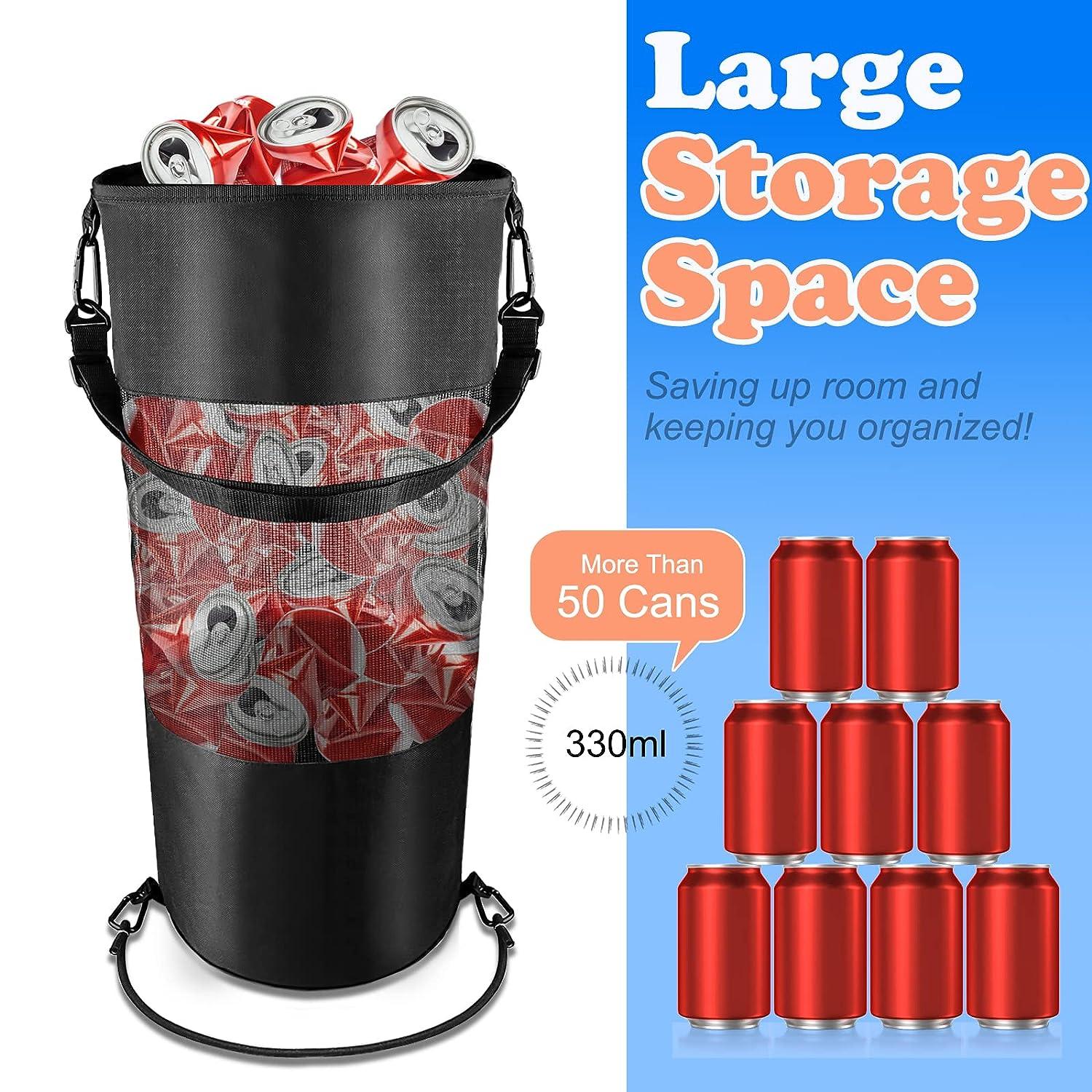 Pecihiko Boat Trash Bags, Collapsible & Reusable Mesh Boats Trash Can Bucket Garbage Storage