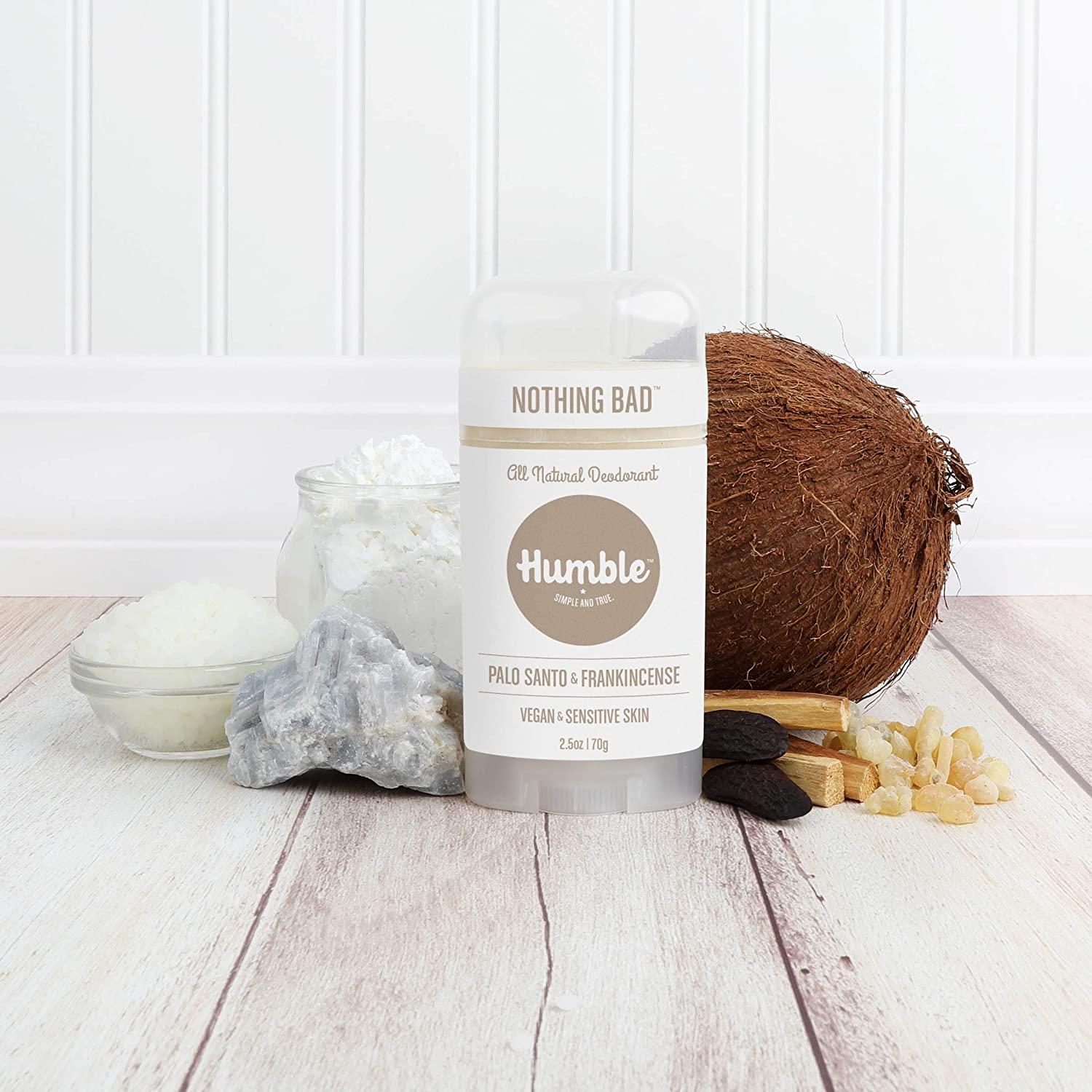 Humble Brands All Natural Vegan Aluminum Free Deodorant Stick for