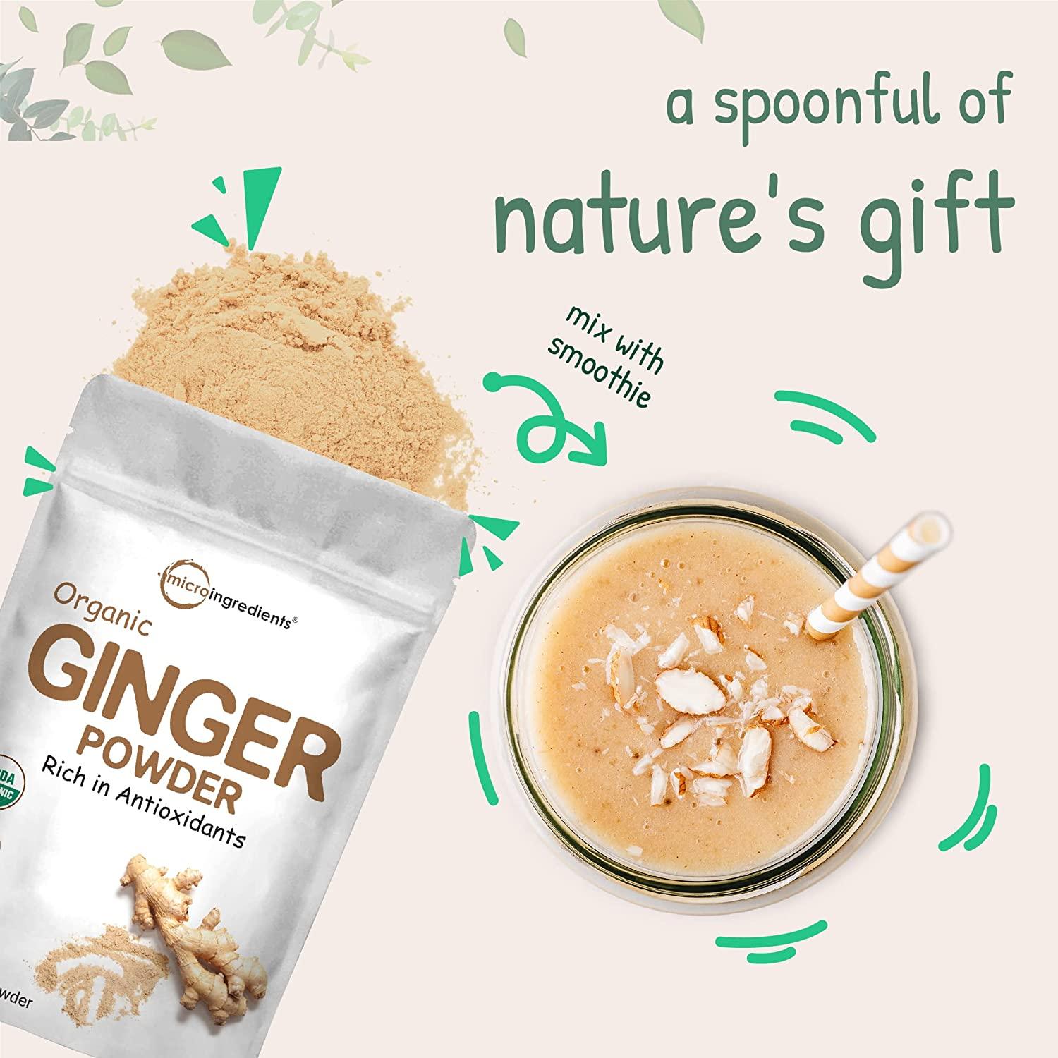 Organic Ground Ginger Powder, 2 Pounds (32 Ounce), Great Flavor and