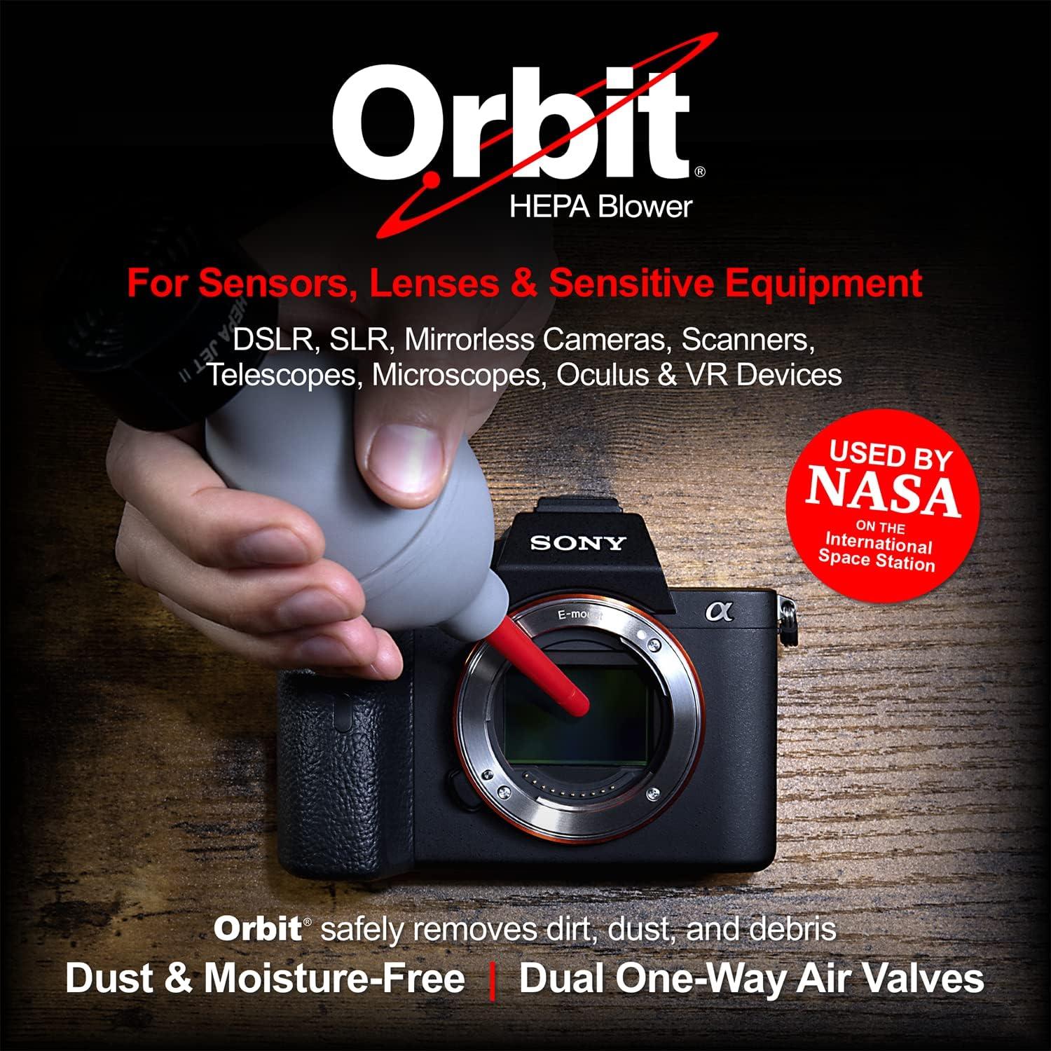 Orbit Blower with HEPA Filter Air Blower Camera and Lens Cleaner
