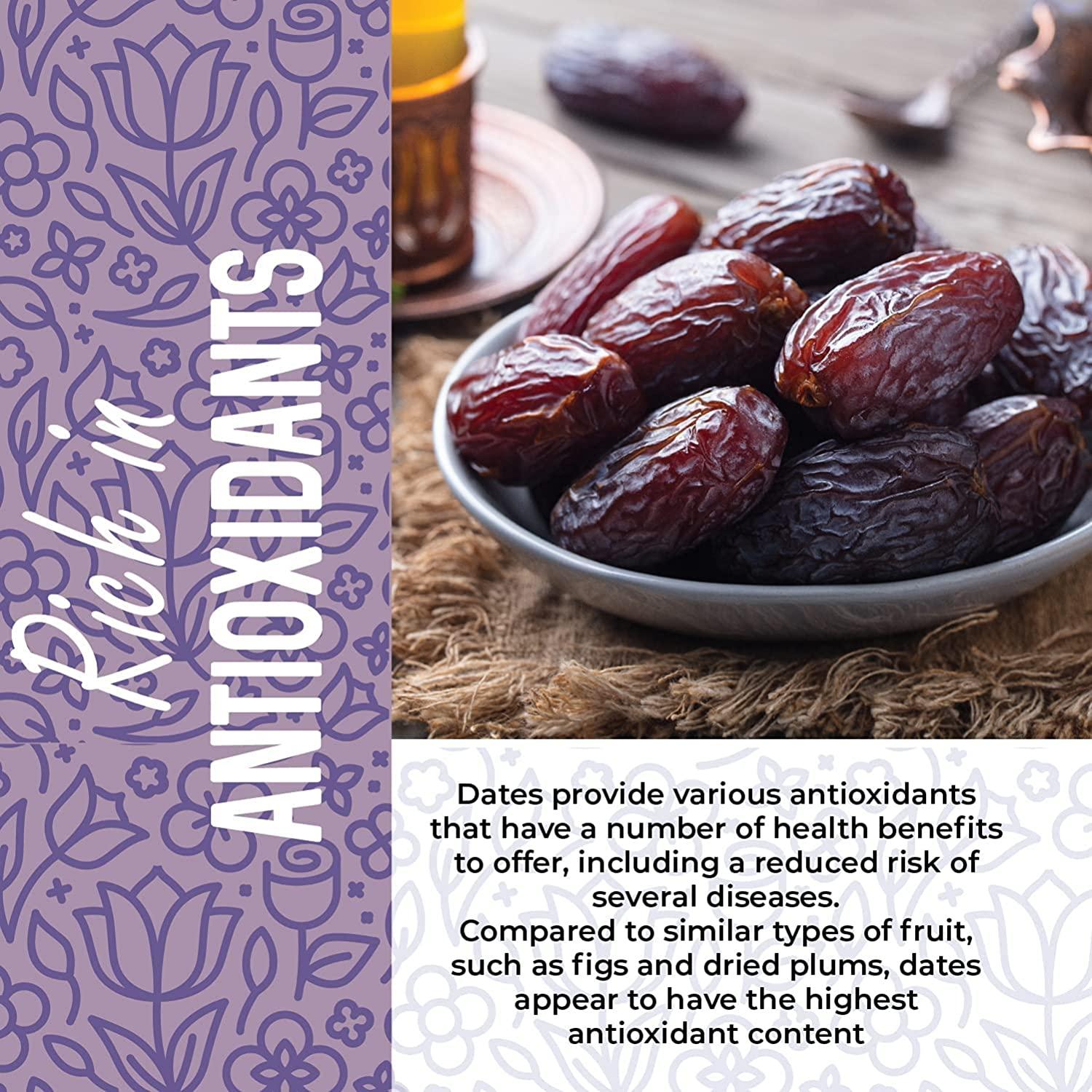 Dates Medjool Pitted Dates, 1 lb. Large Medjool Dates Pitted, Extra