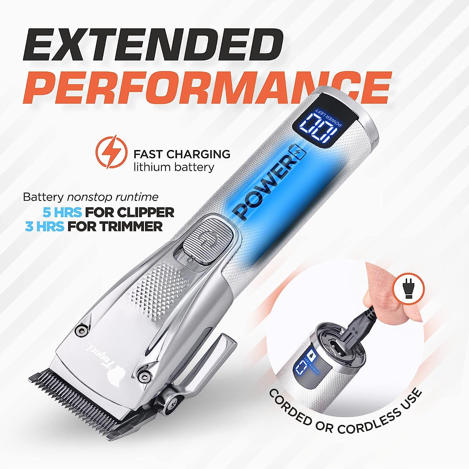 Fagaci Professional Hair Clippers for Men Set Turbo Power with Precise  Cutting, Barber Clippers for Hair Cutting, Cordless Hair Clippers and  Trimmers Set, Maquina de Cortar Cabello, Haircut Barber Kit | Haarschneider