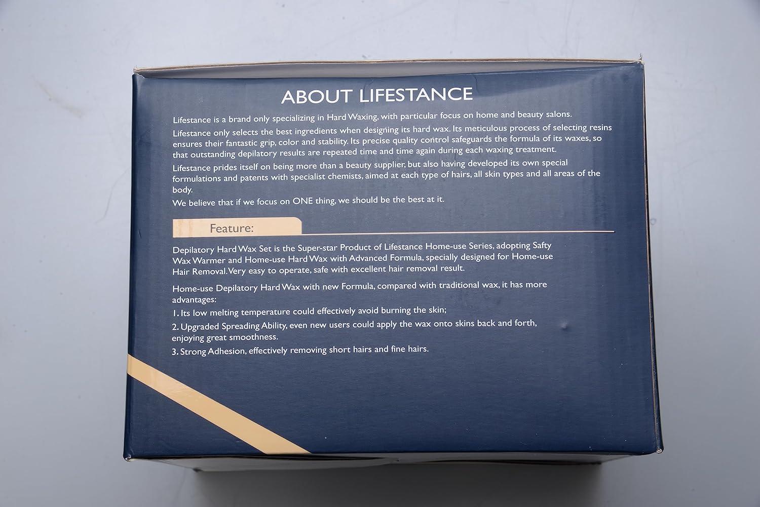 Lifestance Waxing Kit for Women 8min Heating Digital Wax Heater
