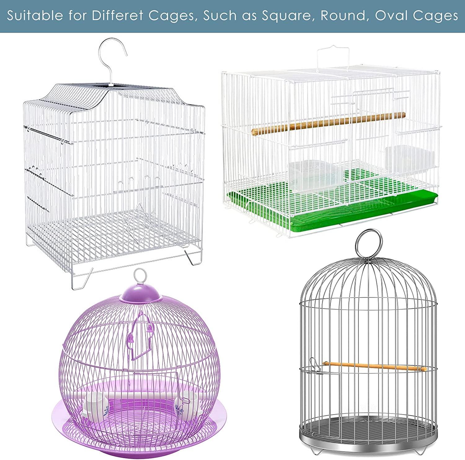 Bissap Bird Cage Seed Catcher, 59-86'' X16'' Universal Birdcage