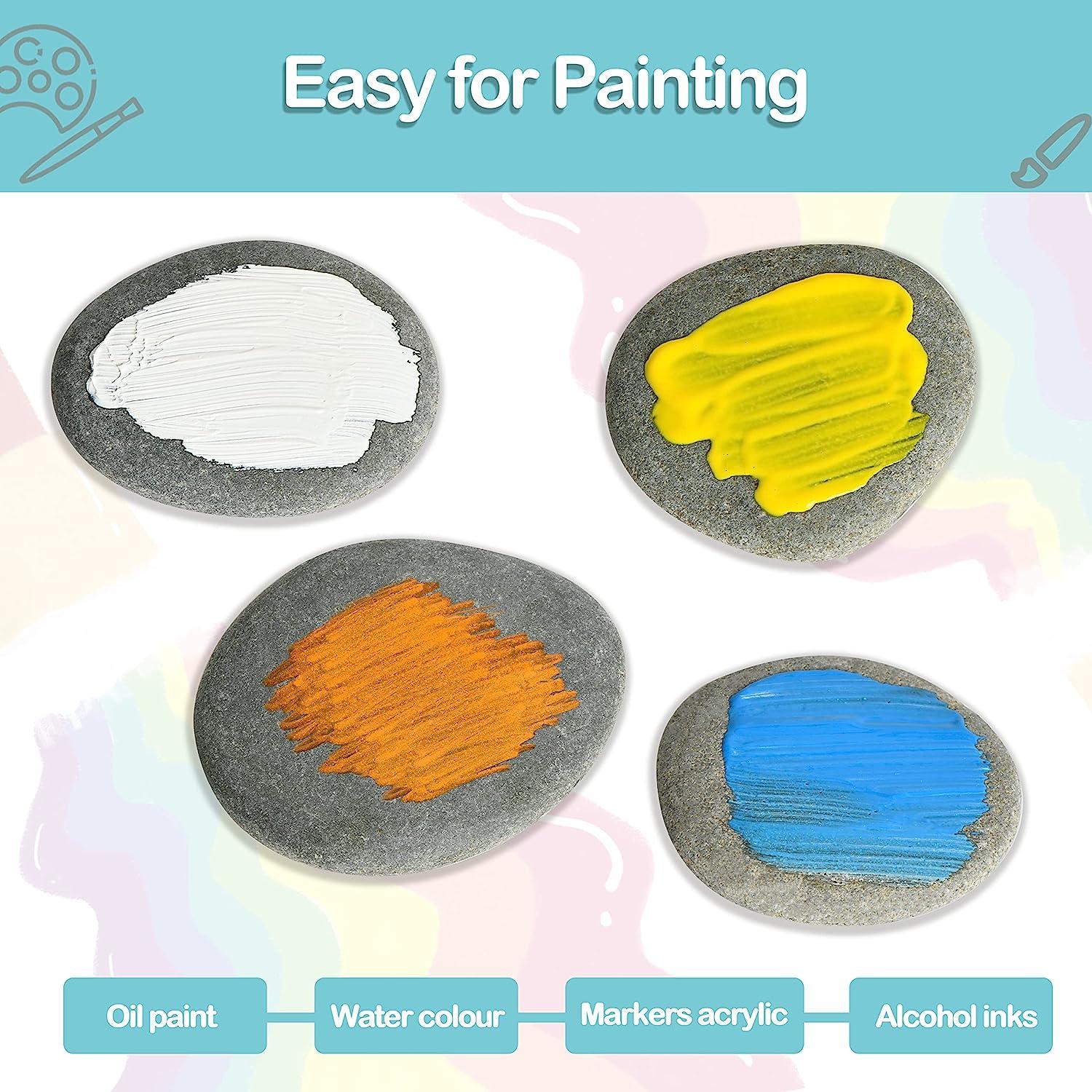 River Rocks for Painting, Painting Rocks Bulk for Adults, Craft Rocks, Flat  Rocks for Painting, Smooth Painting Rocks for DIY Project, Gray Kindness  Stones for - China Painting Stone, Pebble Stone
