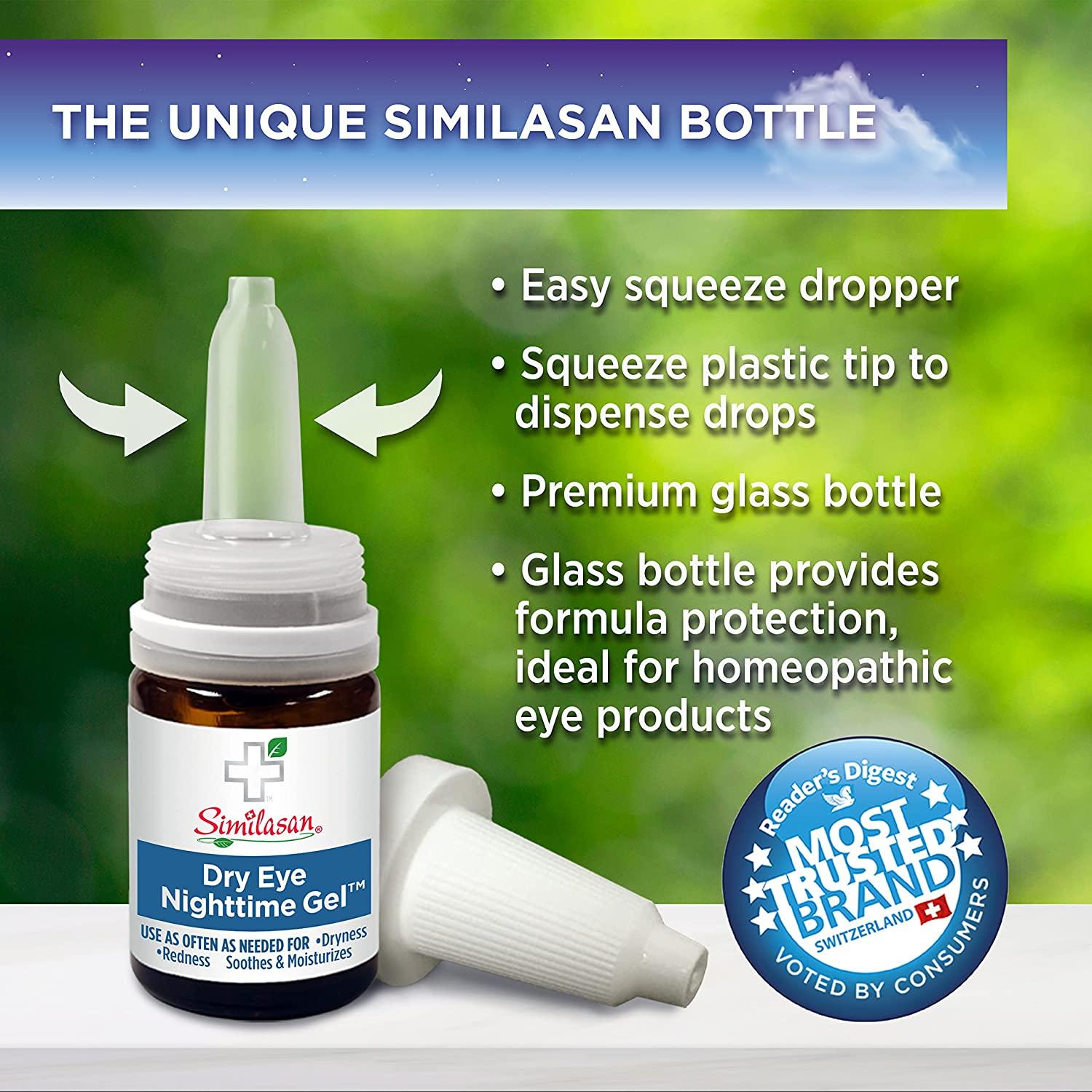 Similasan Dry Eye Nighttime Gel Eye Drops 0.33 fl oz Soothing Relief