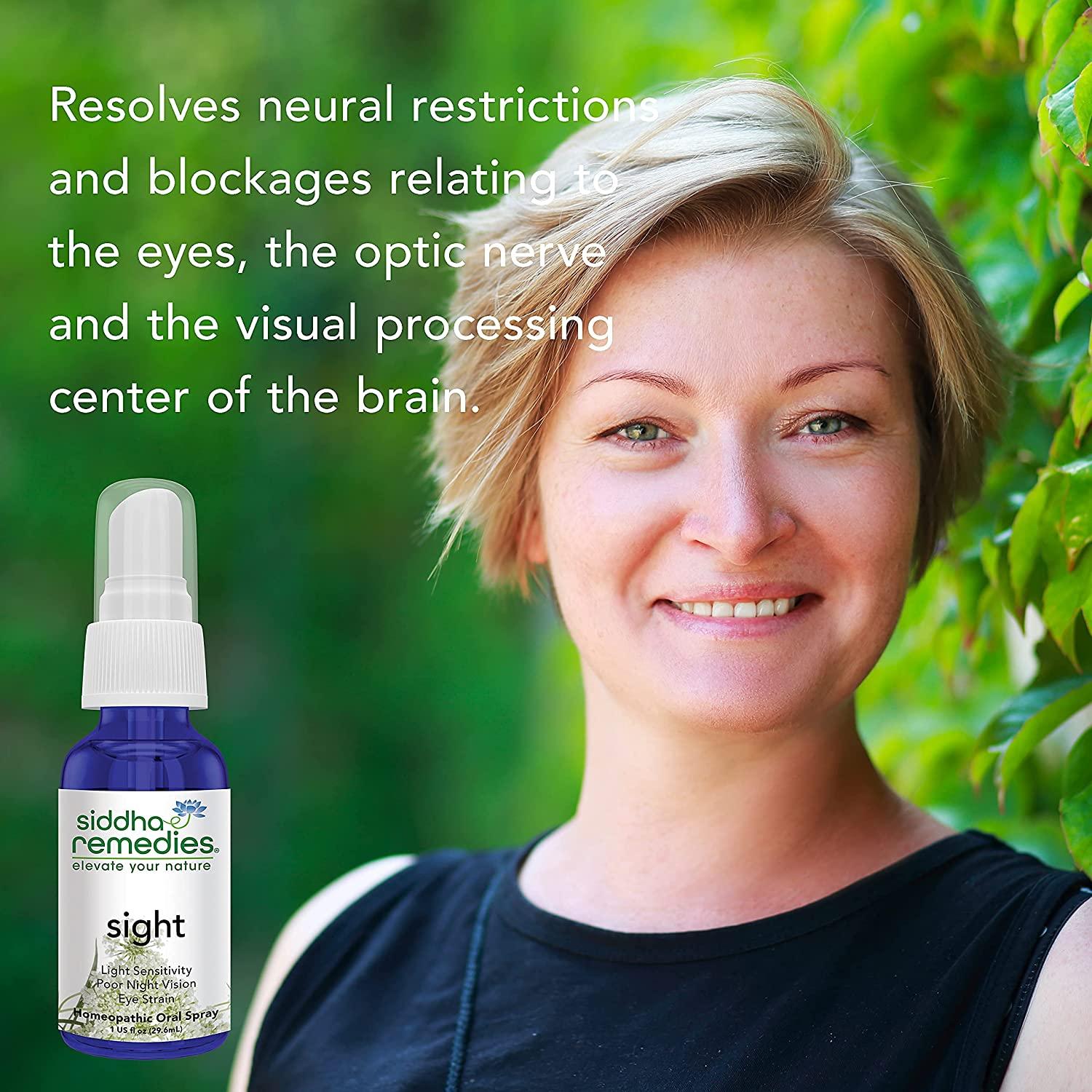 Siddha Remedies Sight Spray Eye Strain Relief, Light Sensitivity