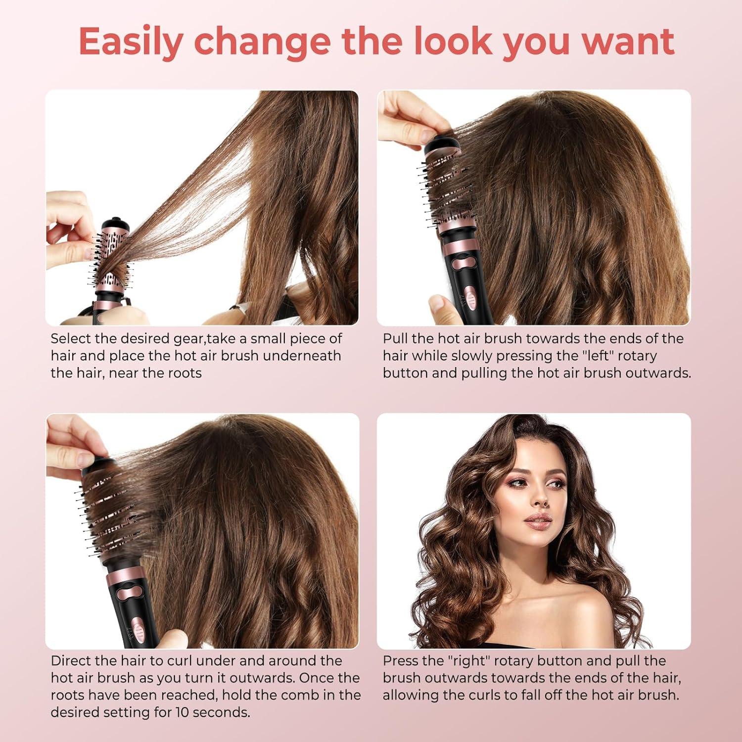 Wavy How To Blow Dry Curls With A Round Brush The Triple Shot