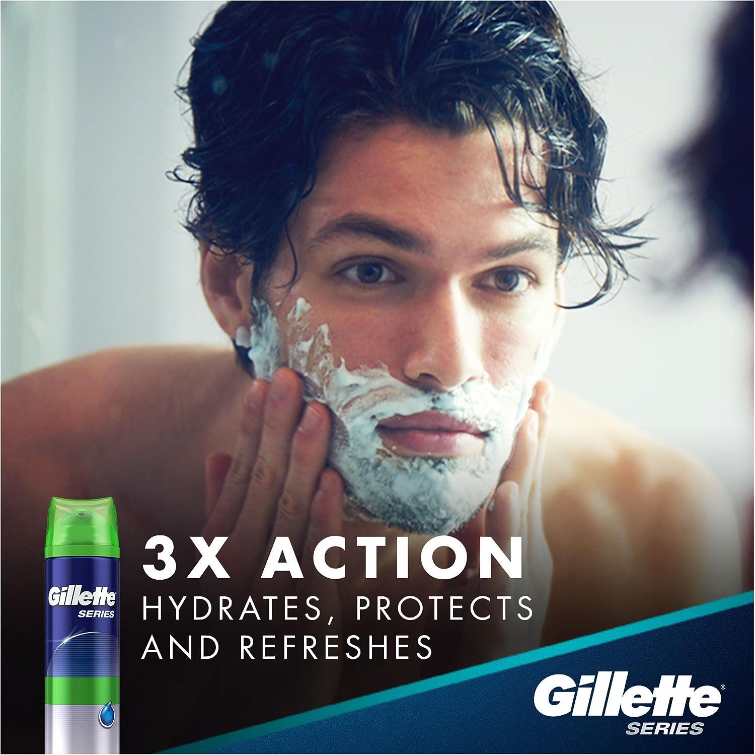 Gillette TGS Series Shave Gel Sensitive 7 Oz