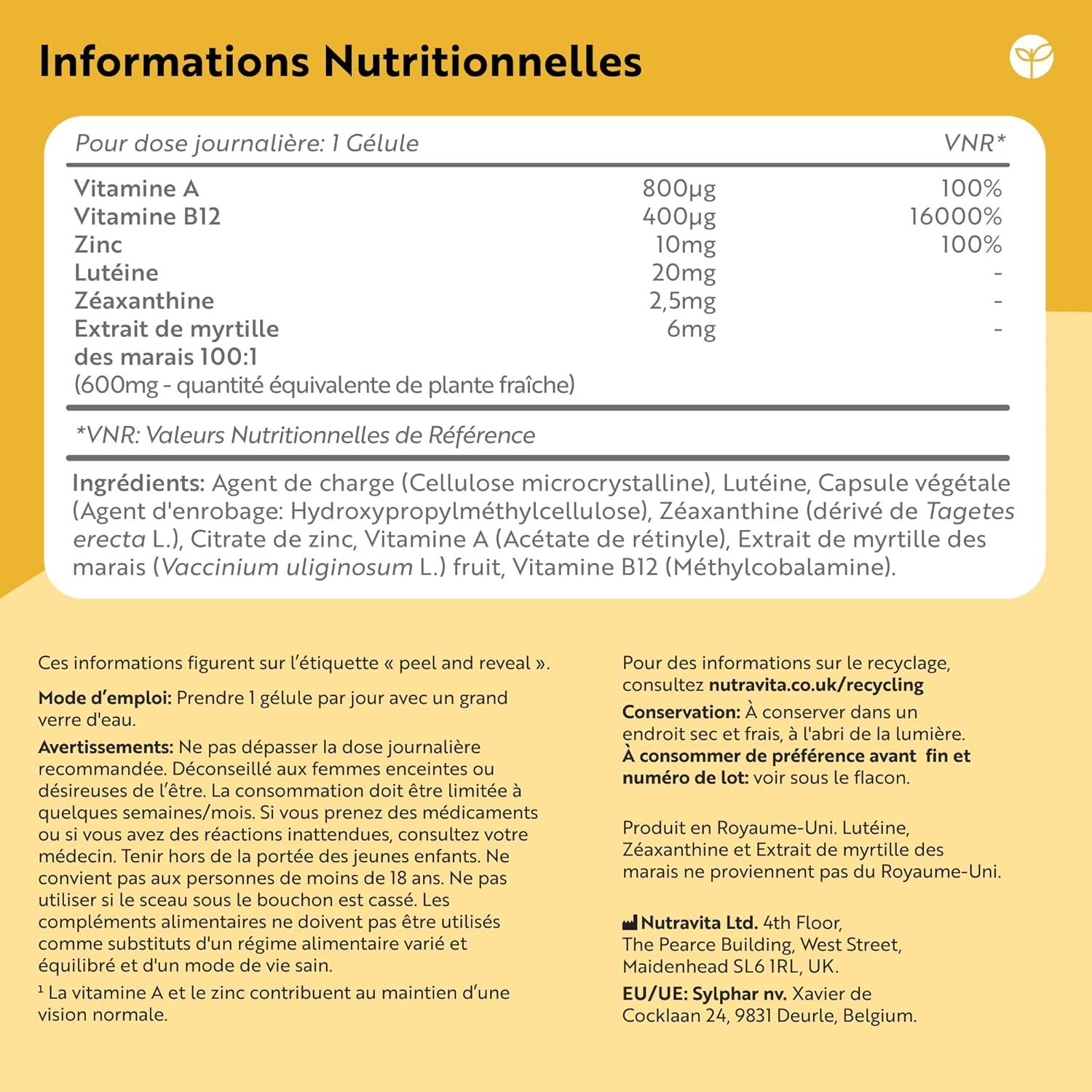 Nutrvit Lutein Nturl Eye Supplement – 90 Vegn Kuwit | Ubuy - View #6