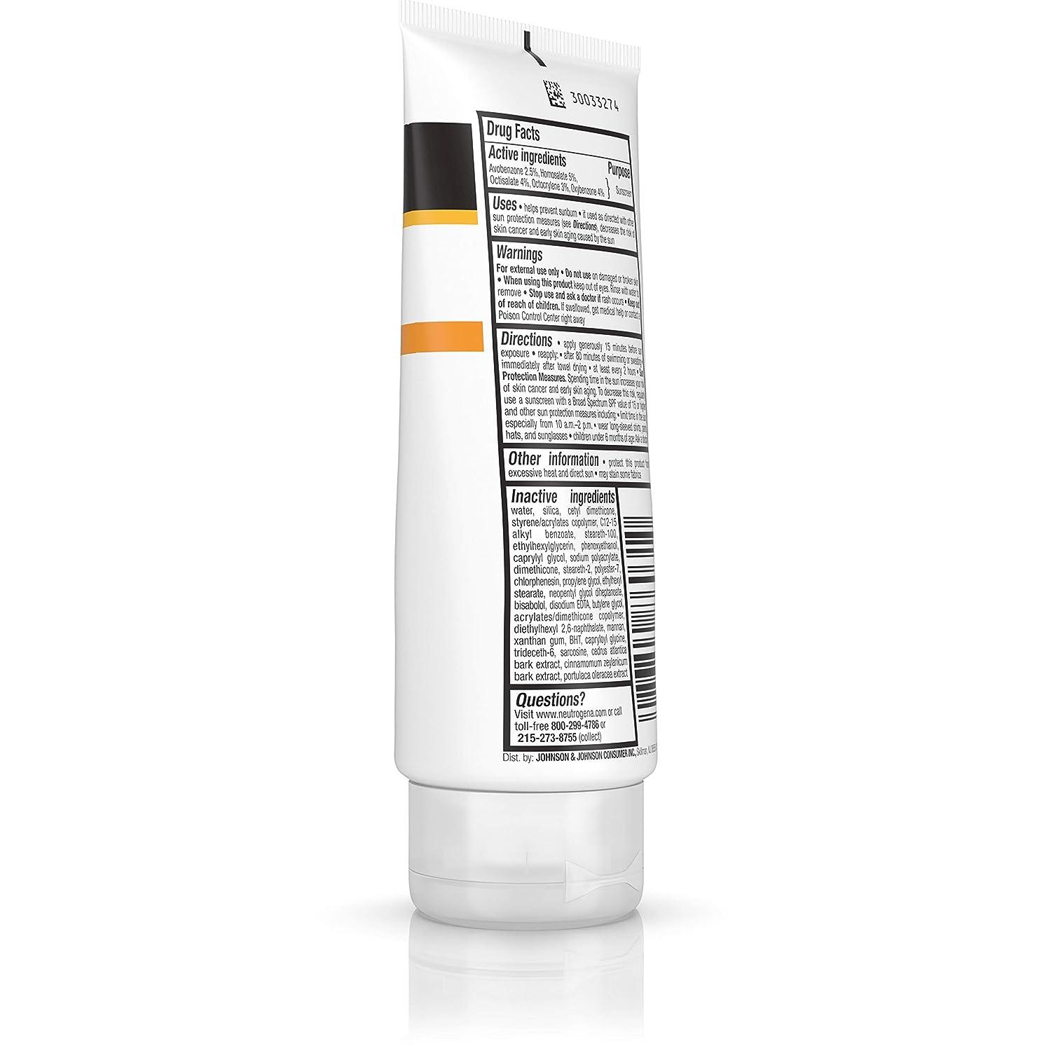 Neutrogena Clear Face BreakOut Free Sunscreen SPF 30 3 oz