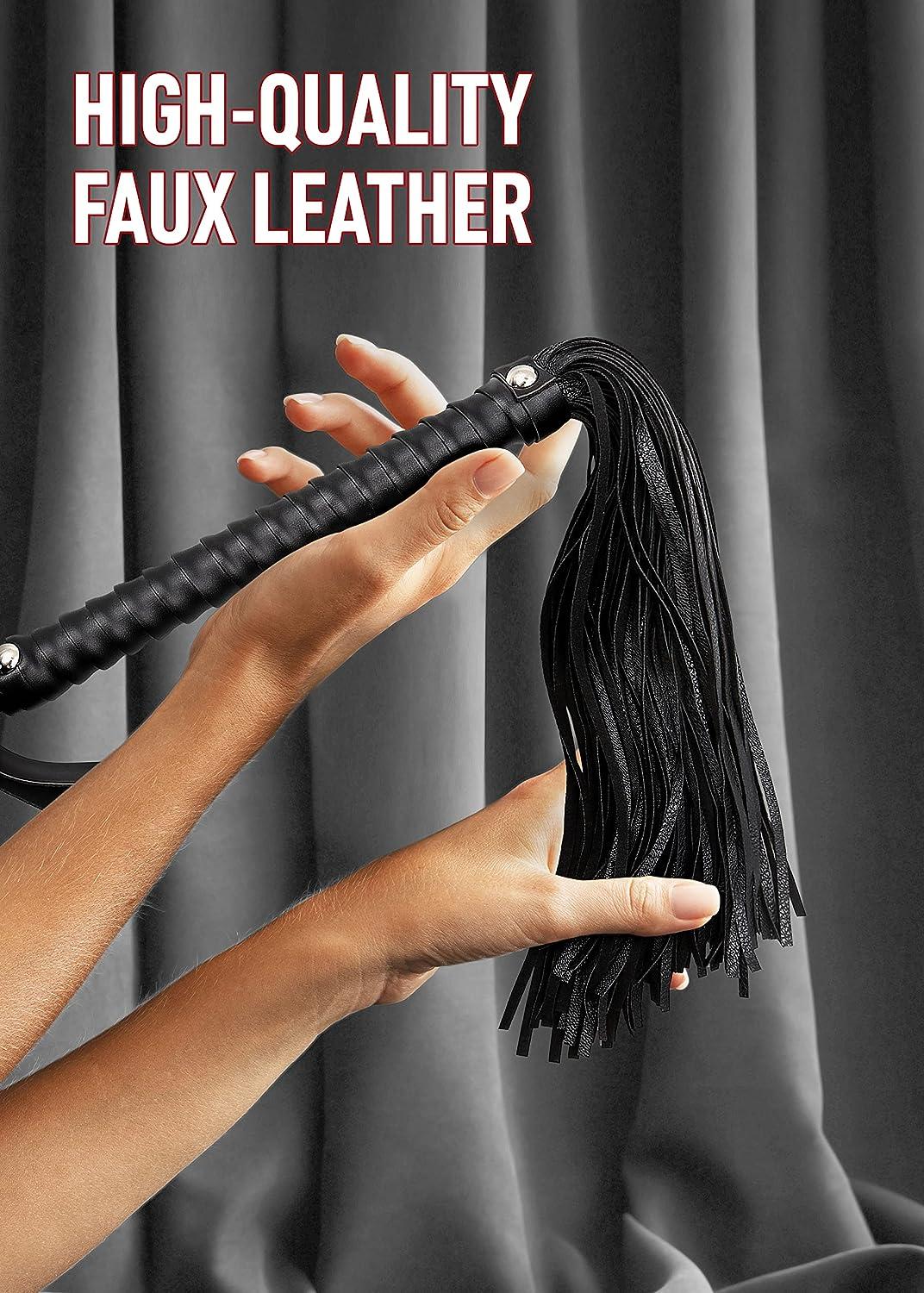 Horse Whip Black Riding Whip for Horse Equestrian Horse Whip 23 inch