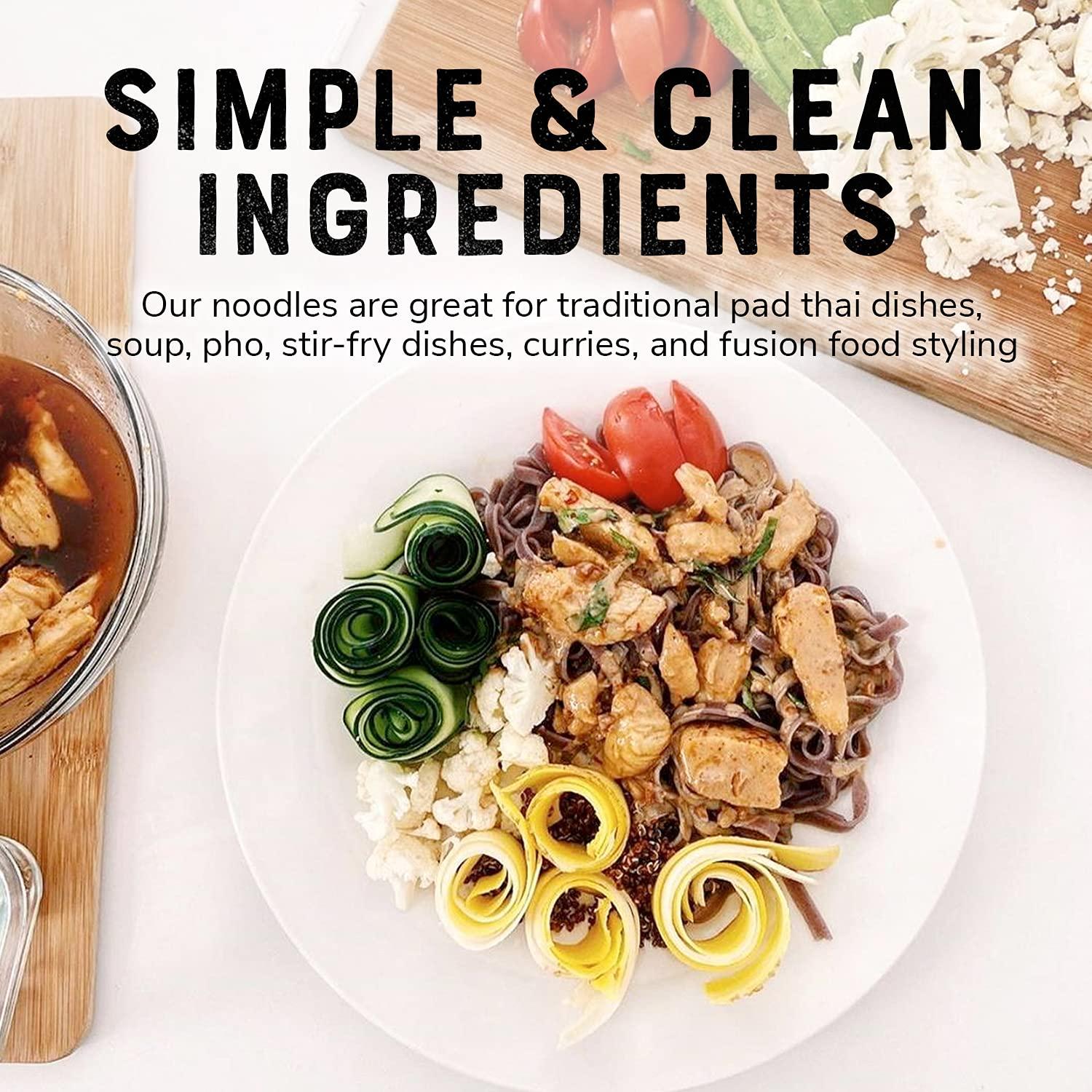 Organic Black Rice Noodles 12Pack x 7.7 Ounce Quick and Easy to