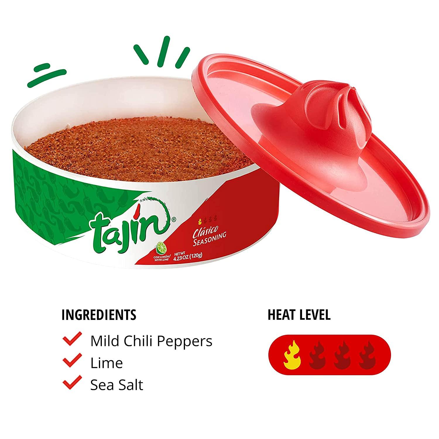 Tajin Cl sico Chile Lime Seasoning Rimmer 4.23 oz - Pack of 2 | 4.23 oz ...