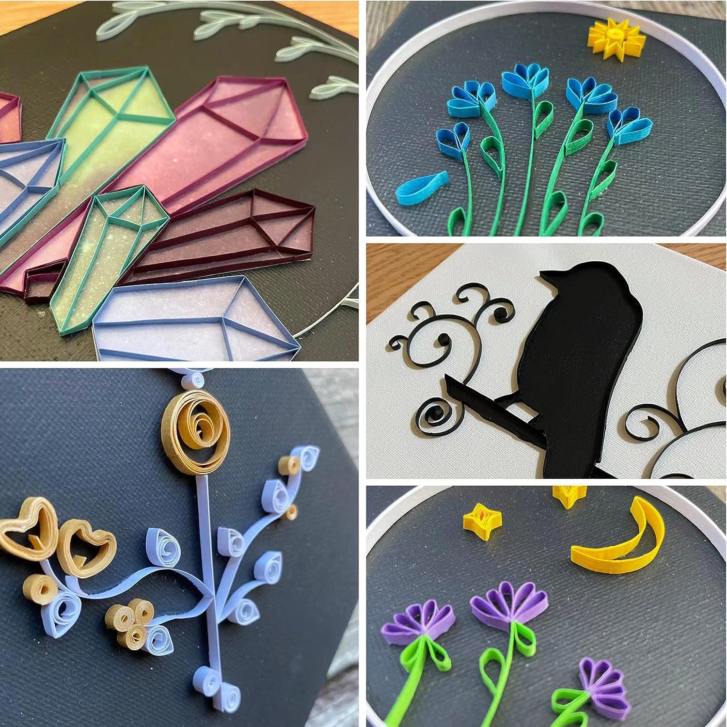 Set Di Strisce Per Quilling Da 720 Pezzi In 36 Colori – Carta Da 540 Mm, Larghezze Multiple (3/5/7/10 Mm) Per Crafting Fai Da Te