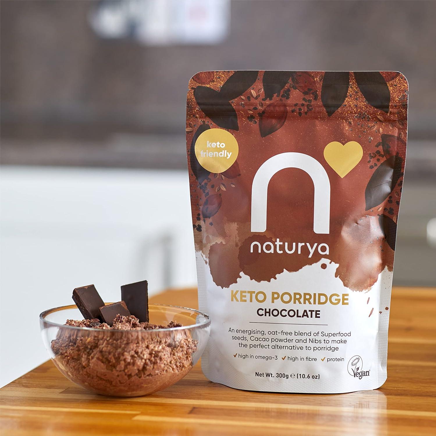 Naturya Keto Porridge OatFree 480g (Chocolate) Healthy Breakfast No