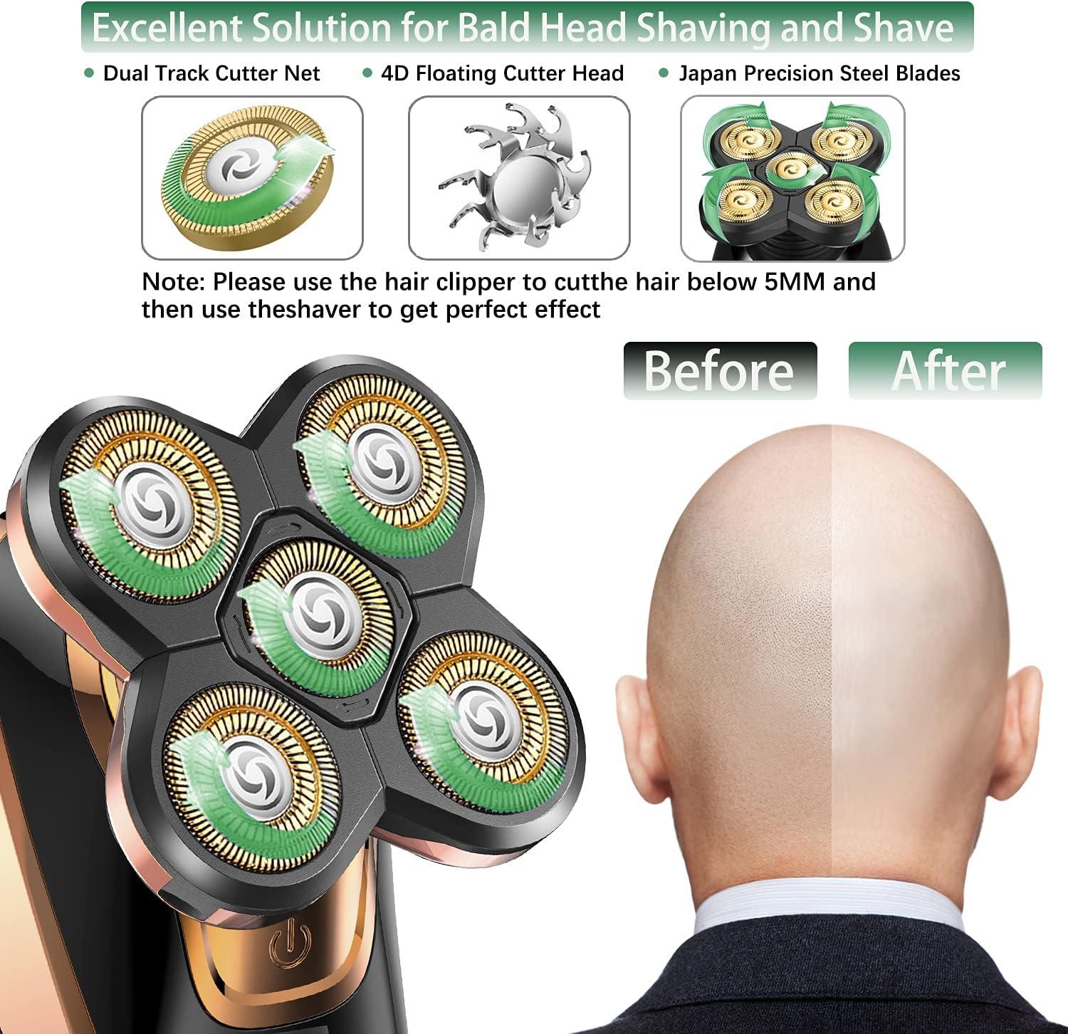 Men's Razor Electric Shaver Usb Rechargeable Rotary Shaver - Temu Canada - View #5