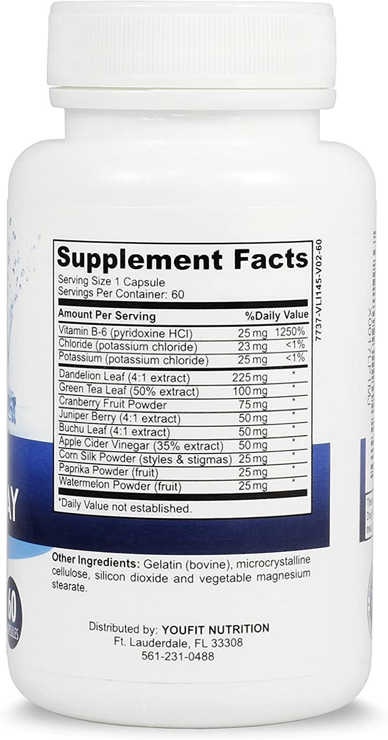 Youfit Nutrition Water Away Pills Diuretics for Water Retention and