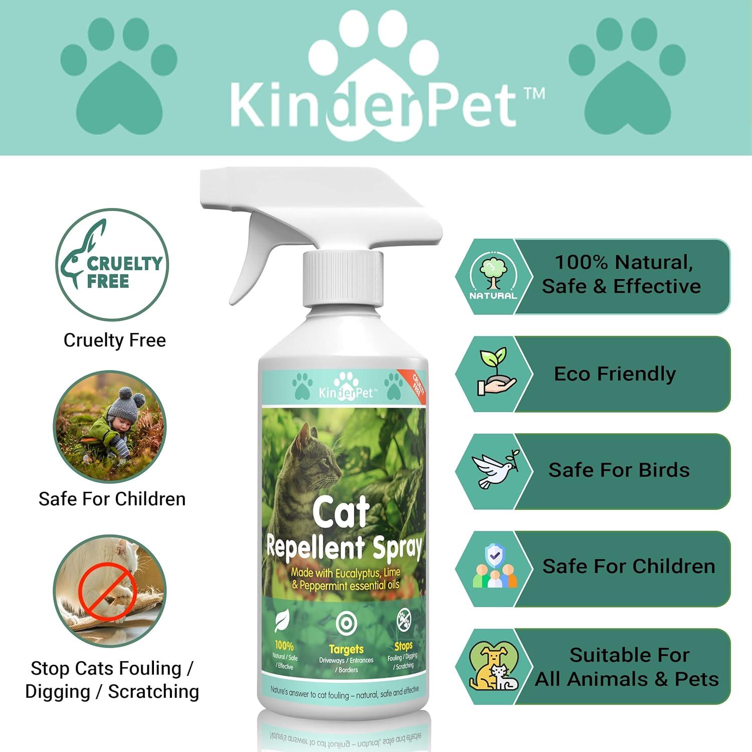 KinderPet Cat Repellent Spray Stop Cats Anti Fouling Cat Deterrent Stop