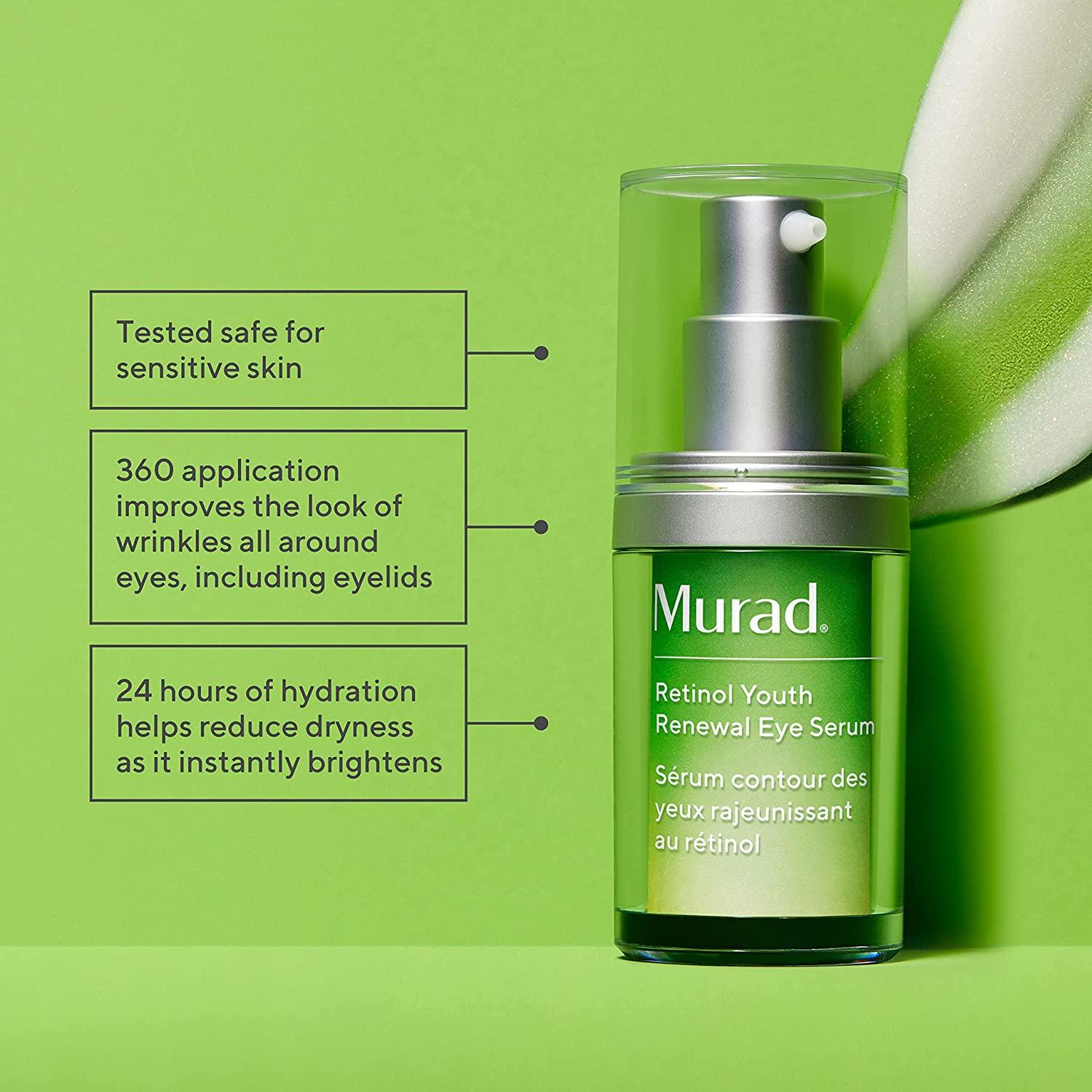 Murad Resurgence Retinol Youth Renewal Eye Serum AntiAging Skin Treatment for Crows Feet