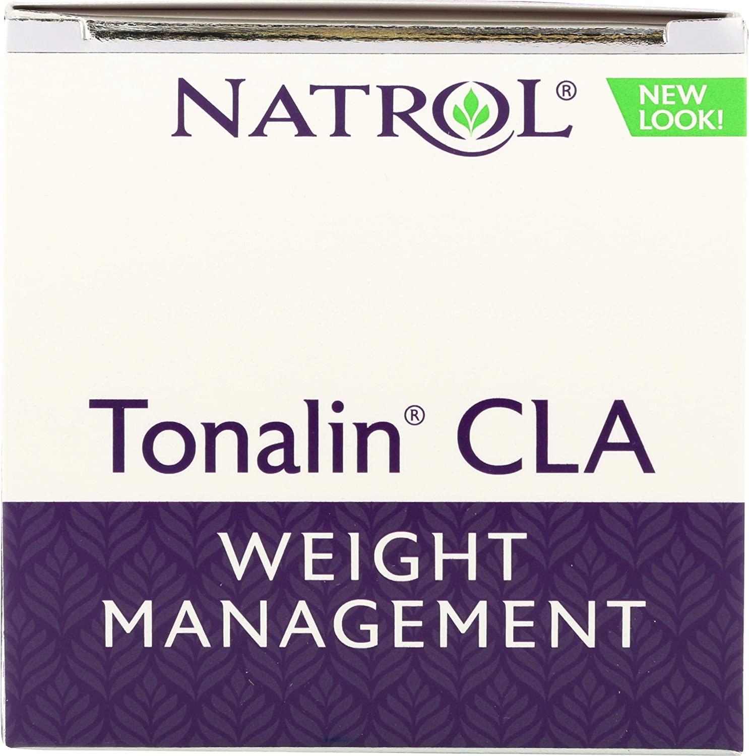 Natrol Tonalin CLA 1200 mg 60 Softgels for Weight Management & Health