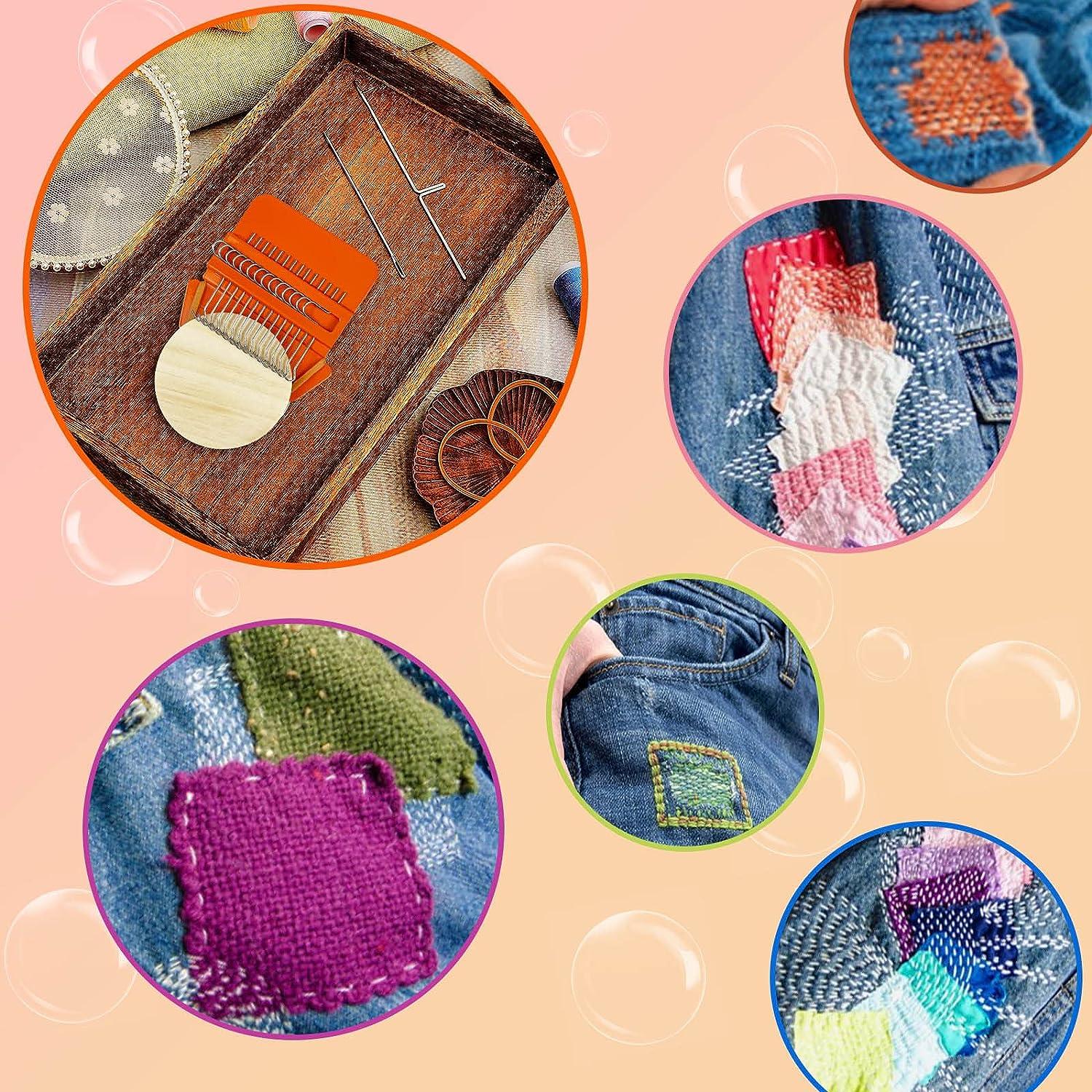Cuptisserie Speedweve Style Darning Loom, Small Orange Weaving Loom for  Visible Mending Jeans, Weave Tool for DIY Artful Patterns, Repair Fabrics  (14