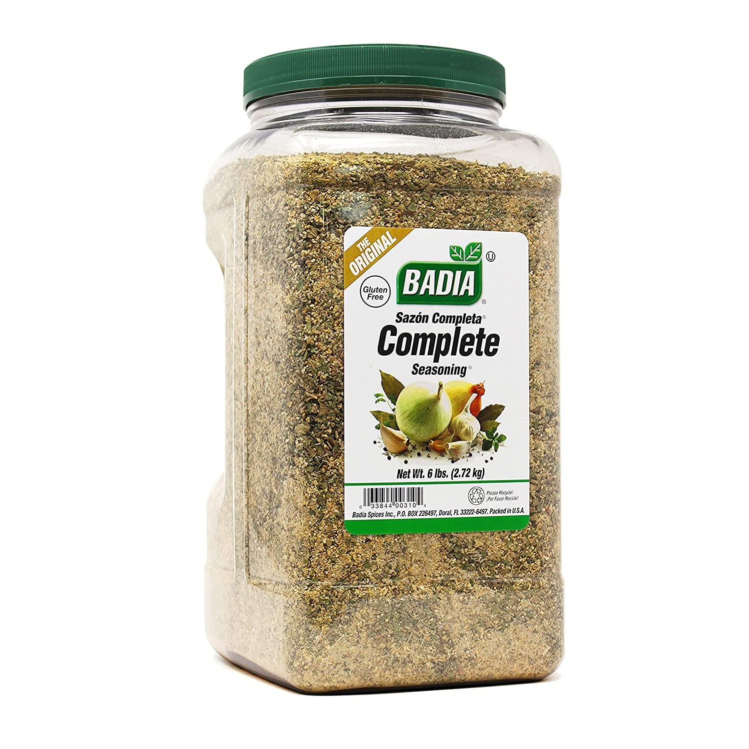 Badia Complete Seasoning 96 Oz 6 Pound Premium Blend for Flavorful