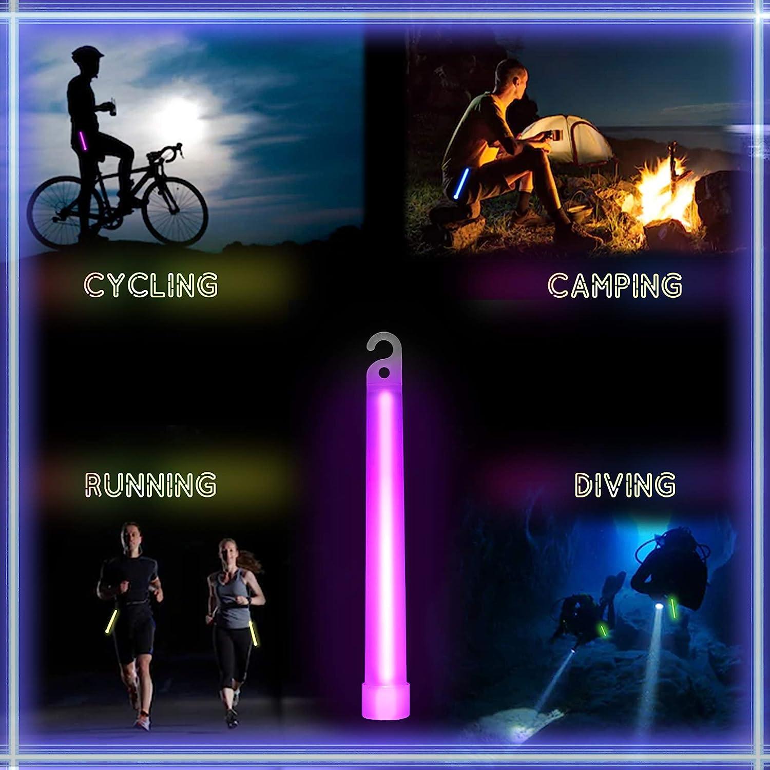 iGlow 14 Pieces Glow Party Ultra Bright Glow Sticks Emergency Light