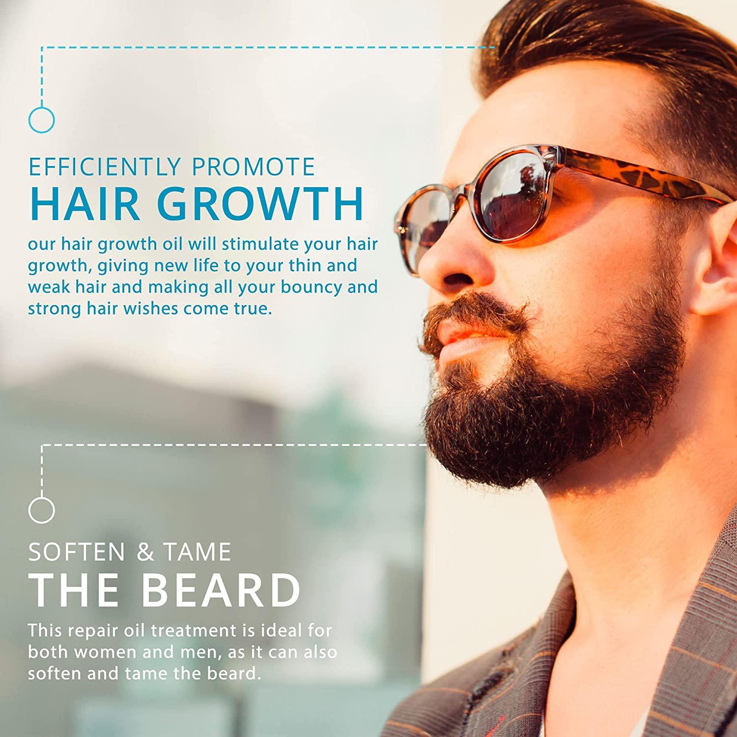 Hair Growth Oil Spray with Biotin and Caffeine, Hair Growth Serum for