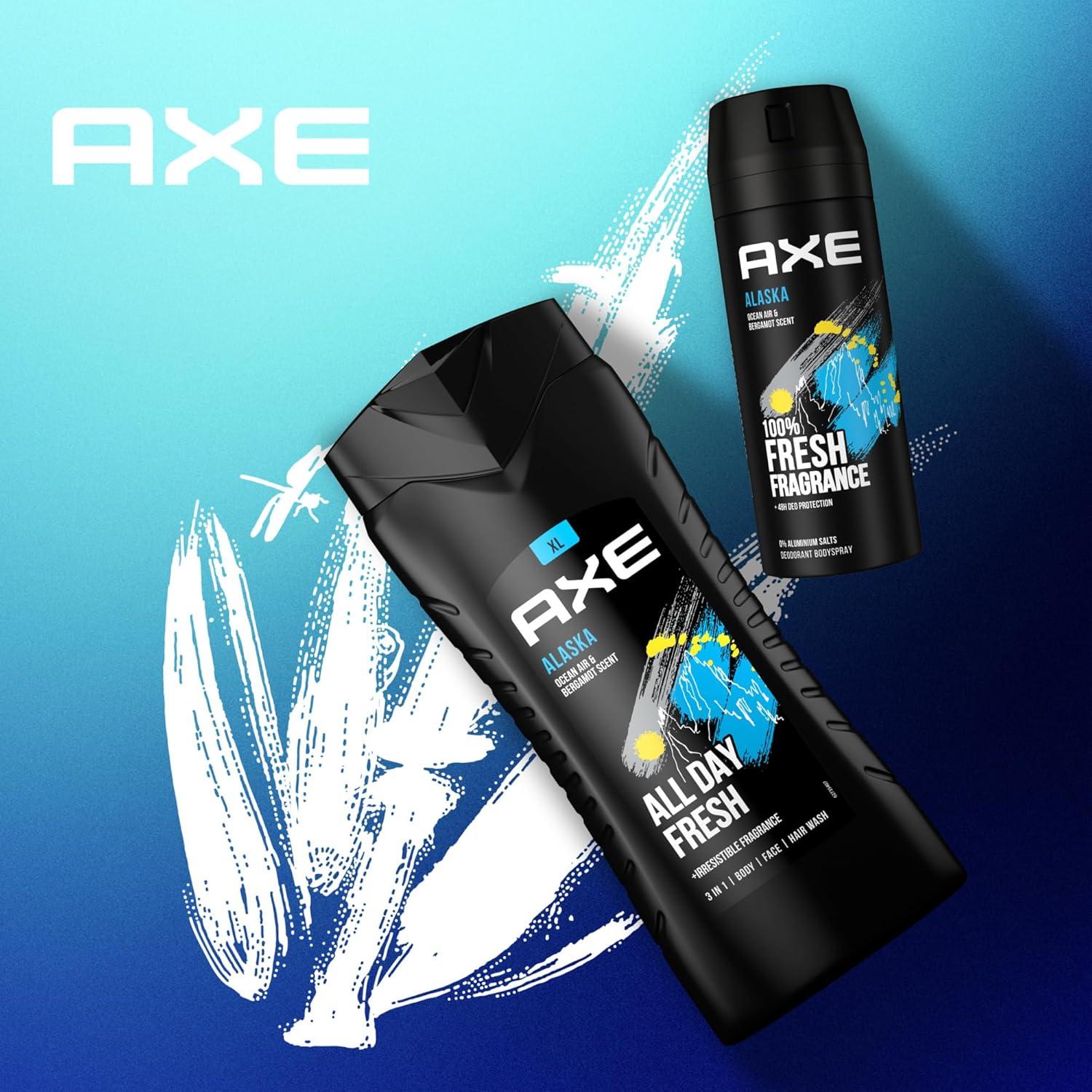 AX 3-in-1 Shower Gel Shampoo for Men XL Alaska All-Day
