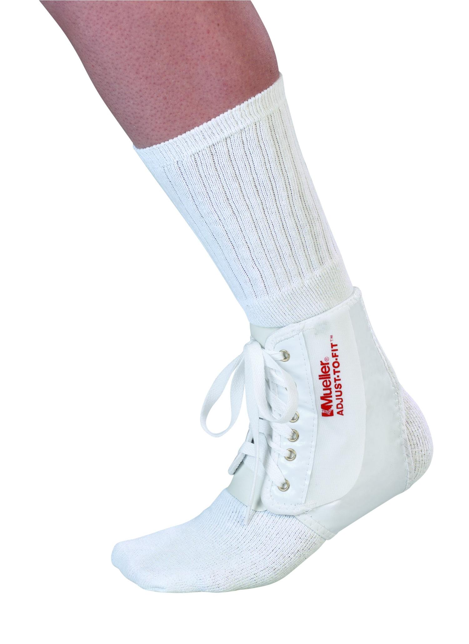 MUELLER Sports Medicine AdjusttoFit Ankle Brace White