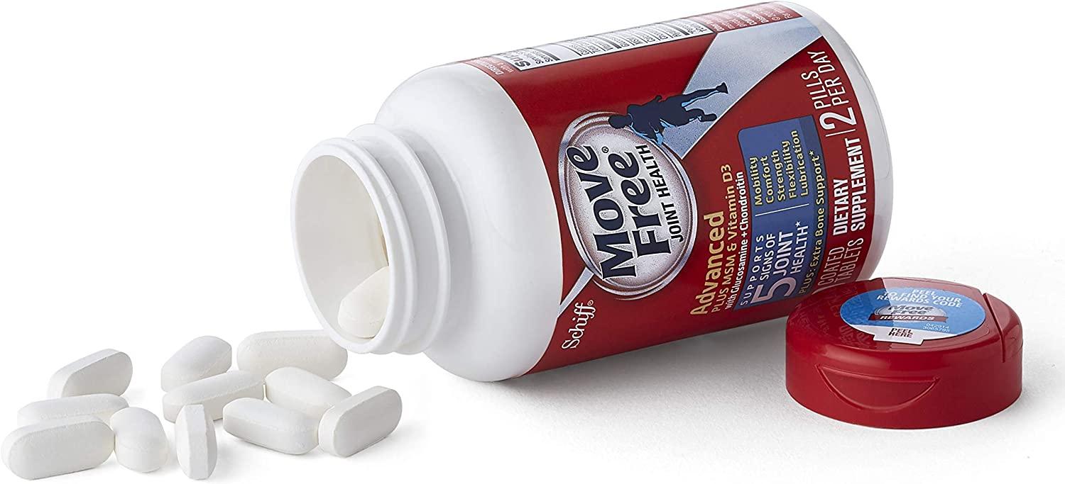 Move Free Advanced Glucosamine Chondroitin MSM + Vitamin D3 Joint