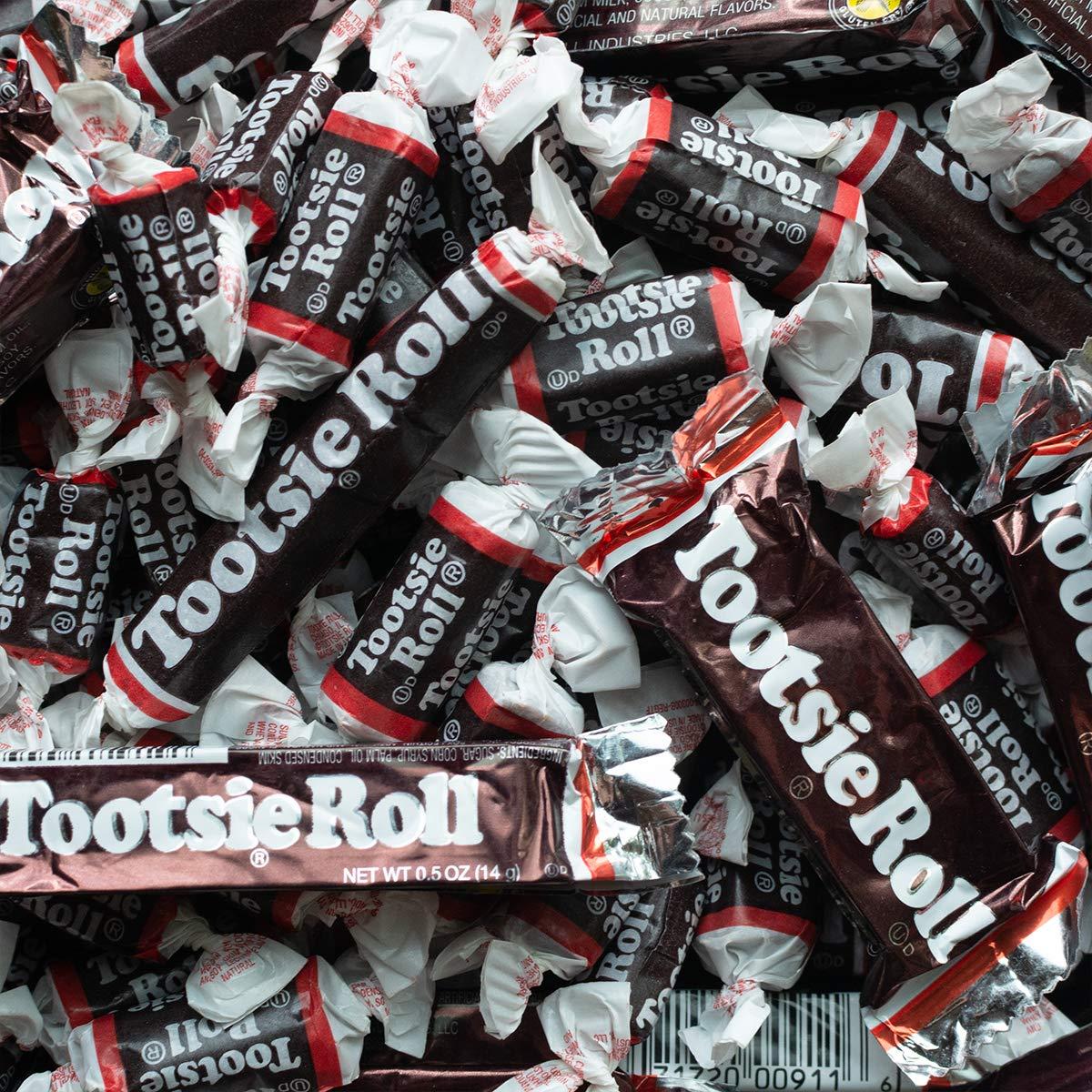 Tootsie Roll Mega Mix 5 Classic Chocolatey Shapes and Sizes 4lb Pack