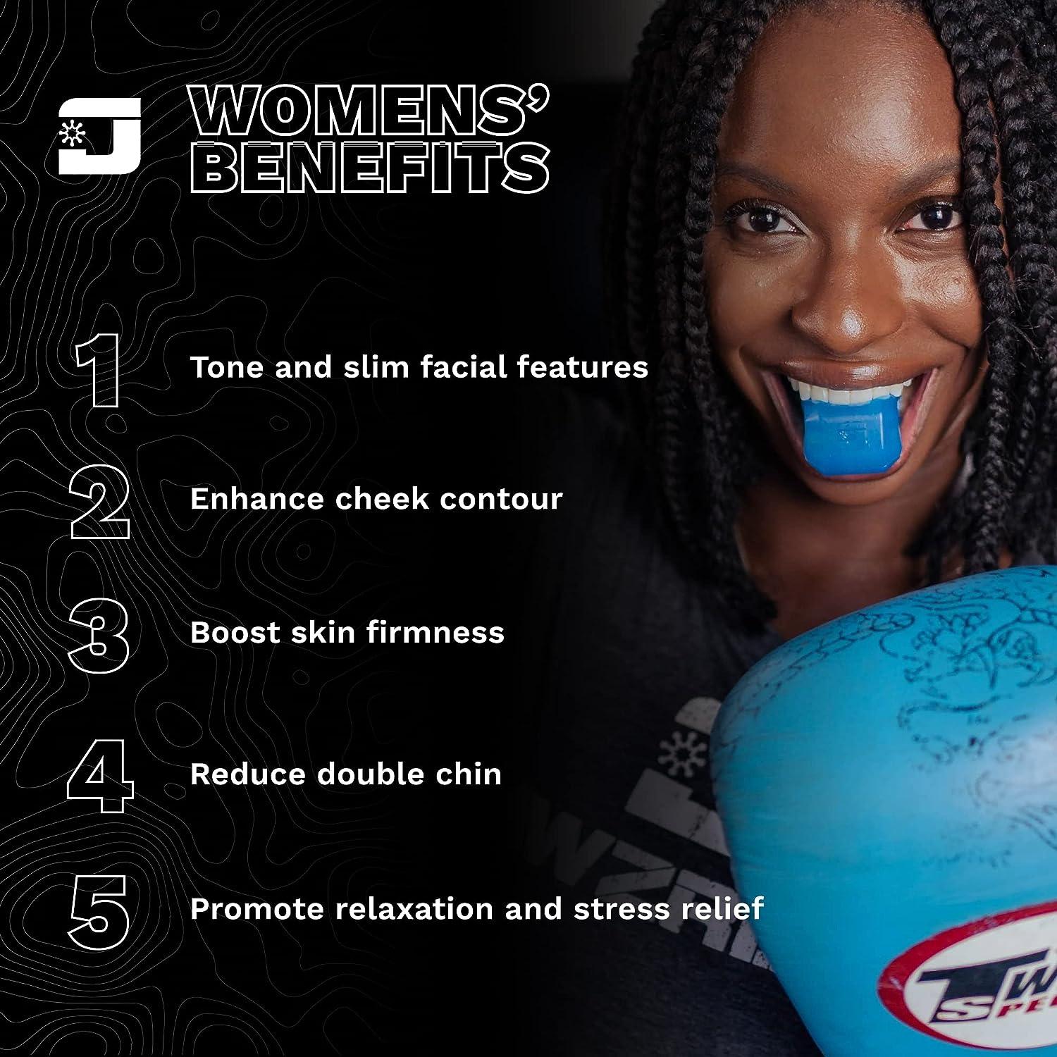 Jawzrsize Pop N Go and Custom Fit Jaw Enhancer Bundles Jaw Face