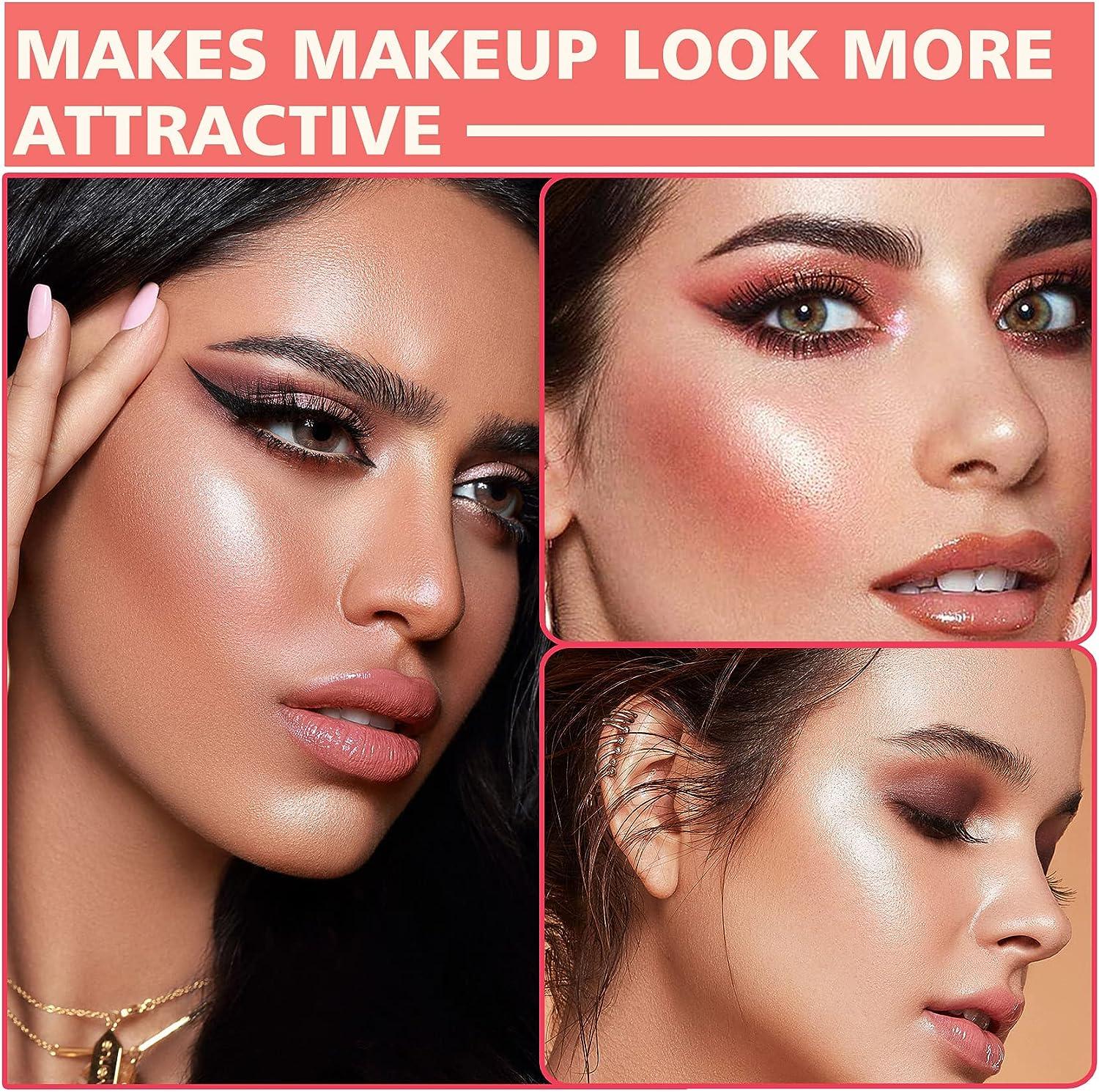 3PCS Polvo De Hadas Body Glitter Shimmer Face Brightening