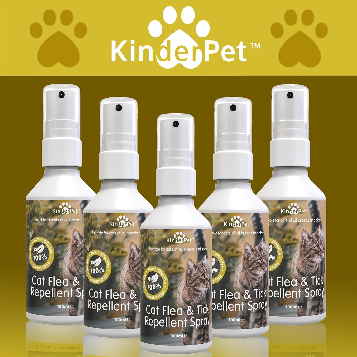 KinderPet Eco Cat Flea Treatment Tick Lice Mite Control Spray Kill ...