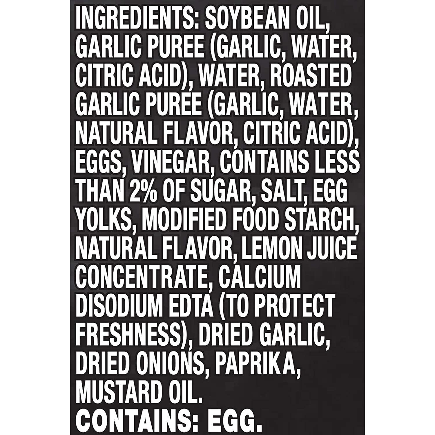 J.L. Kraft Garlic Aioli with Roasted Garlic (12 fl oz Squeeze Bottle