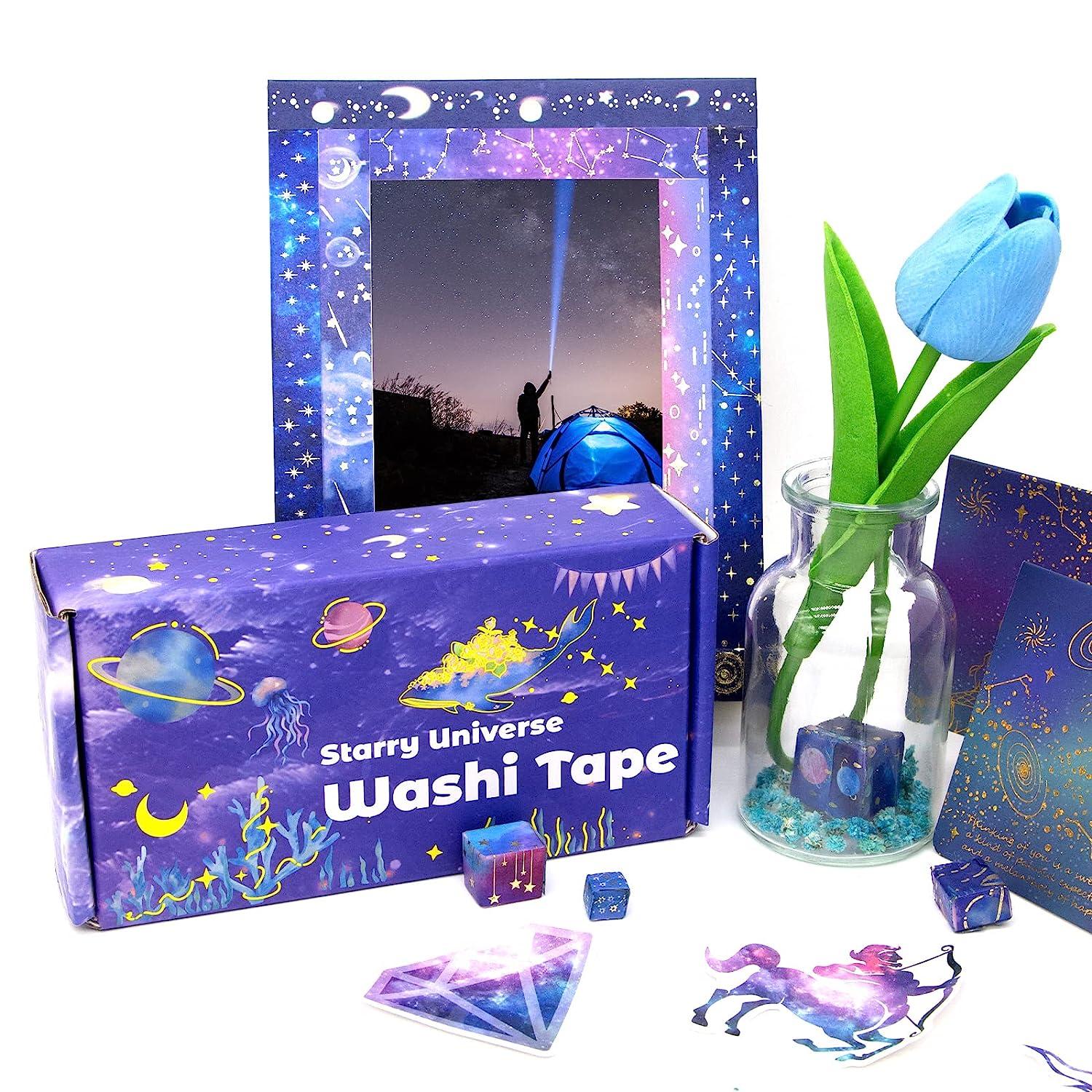 Magical Starry Sky Galaxy Washi Tape Perfect For Gift - Temu