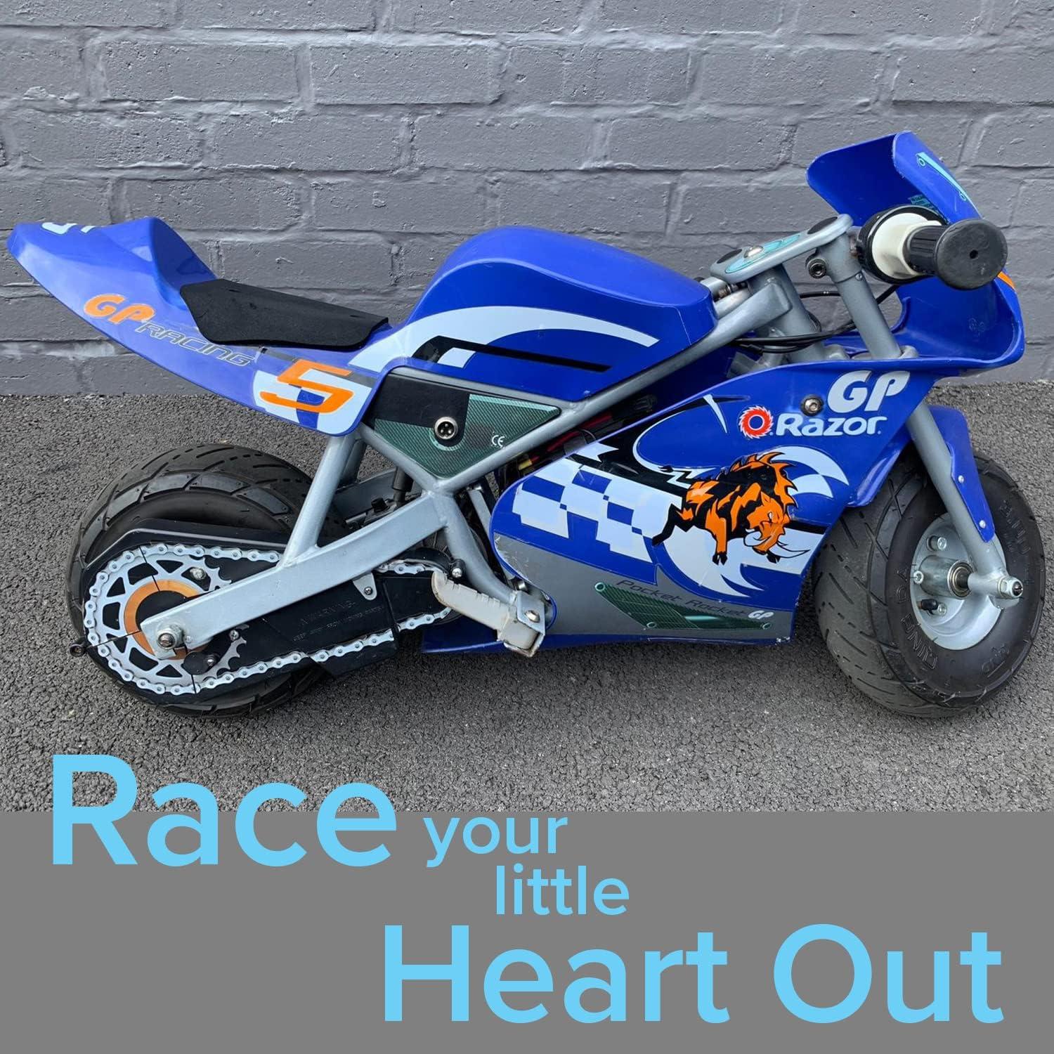 AlveyTech Front Wheel With Hub Motor For Razor Crazy Cart Shift